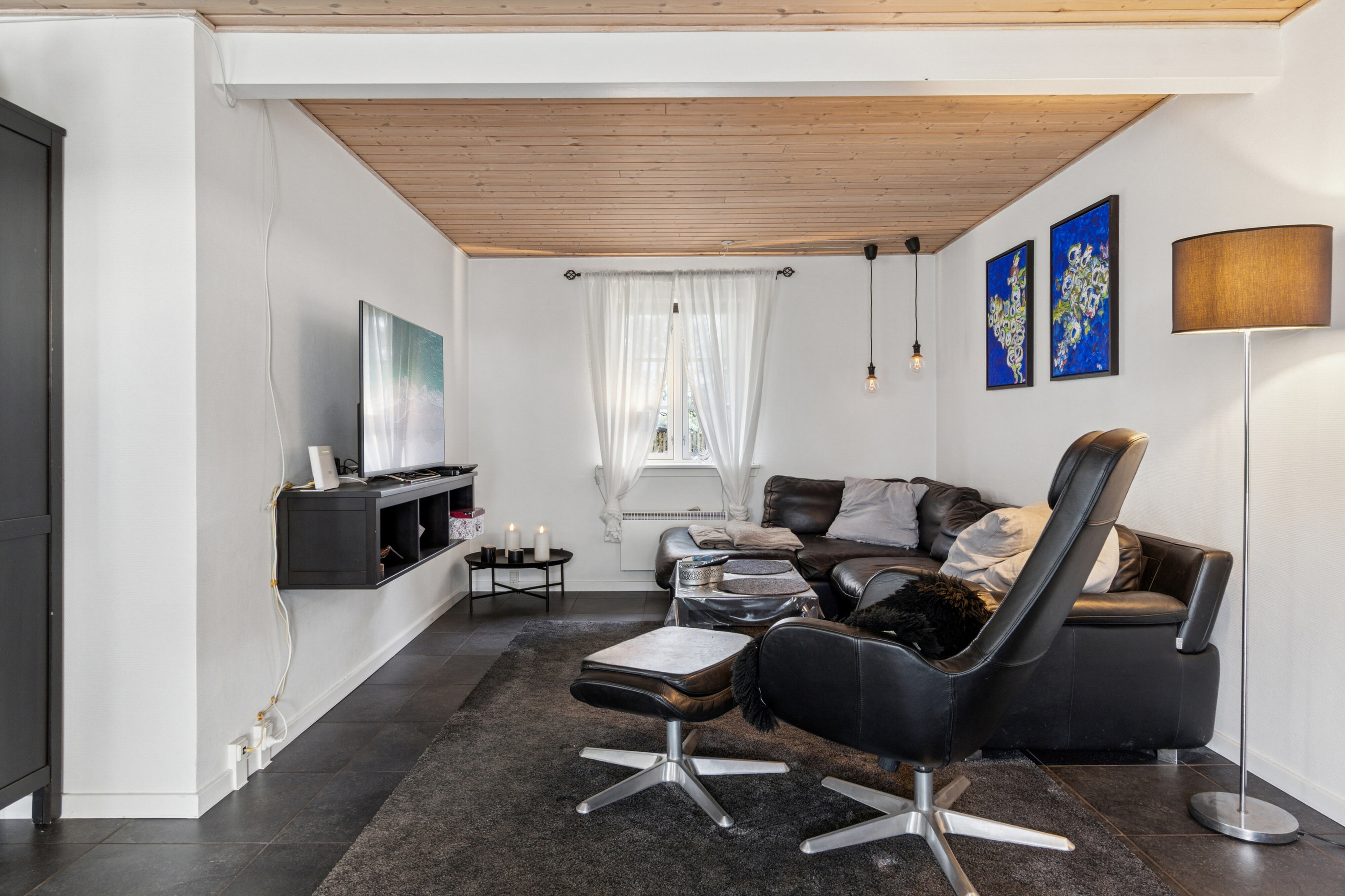 Fremhævet stue billede i fuldskærmstilstand. Billede af Dalgårdvej 16, 7755 Bedsted Thy