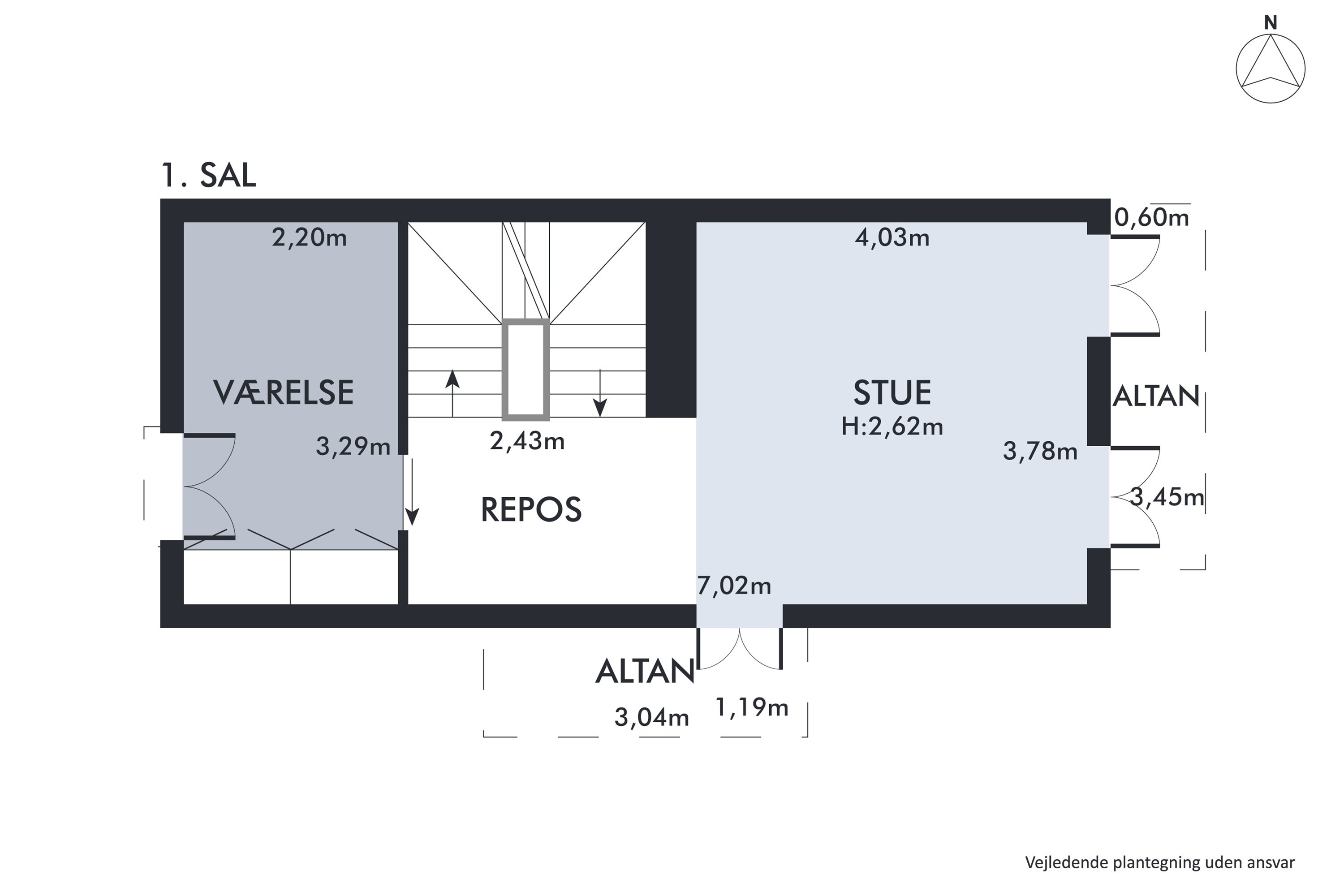 Plantegninger billede af Porcelænshaven 3F, 2000 Frederiksberg