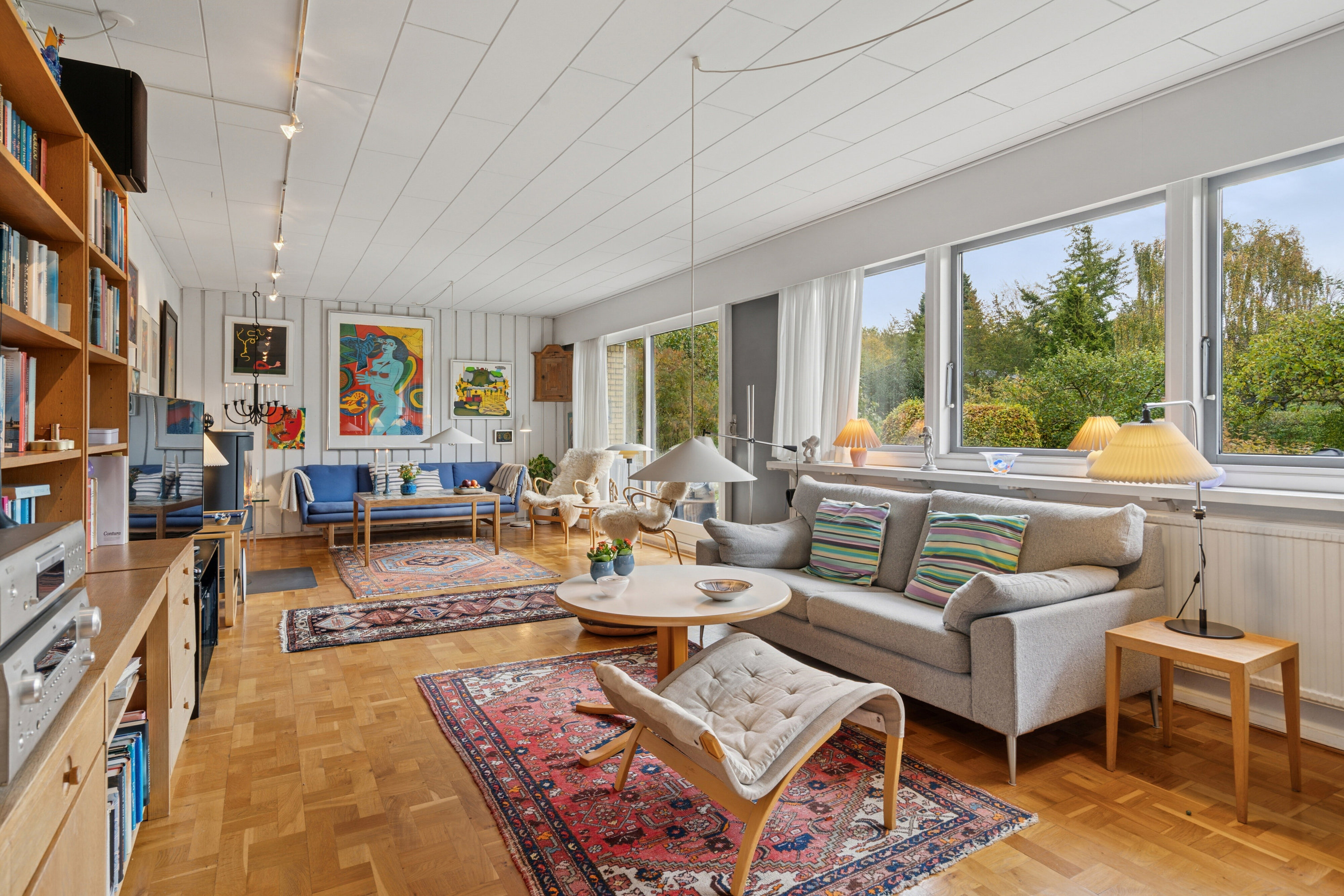 Fremhævet stue billede i fuldskærmstilstand. Billede af Skomagerkrogen 18, Himmelev, 4000 Roskilde