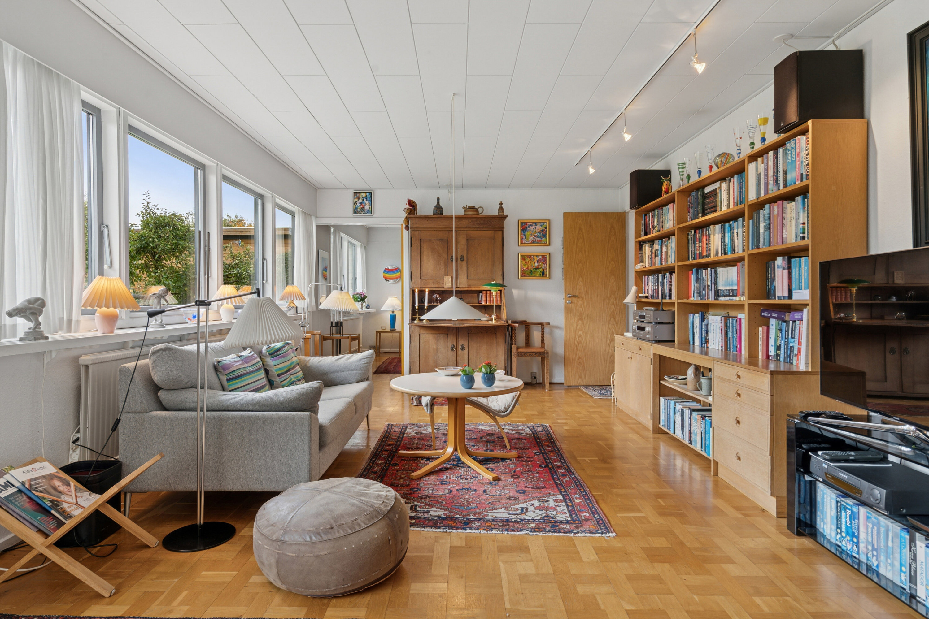 Fremhævet stue billede i fuldskærmstilstand. Billede af Skomagerkrogen 18, Himmelev, 4000 Roskilde