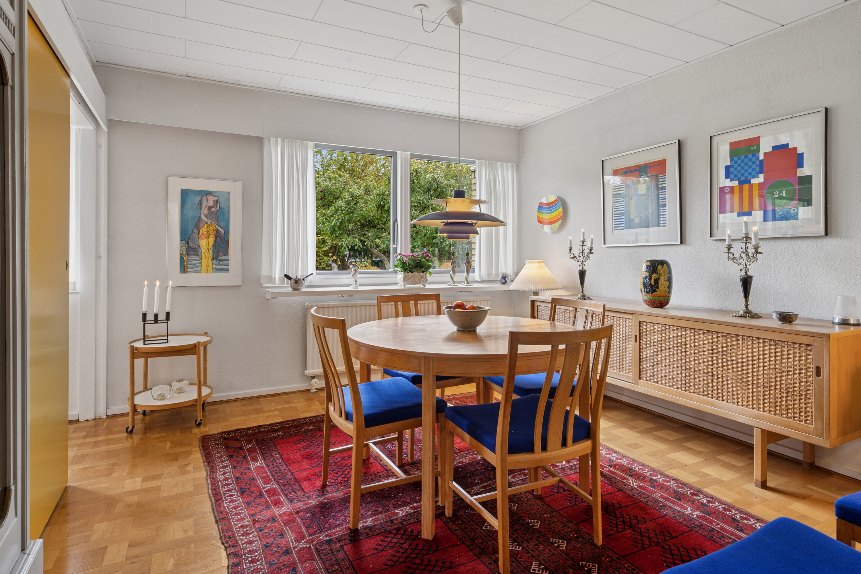 Fremhævet spisestue billede i fuldskærmstilstand. Billede af Skomagerkrogen 18, Himmelev, 4000 Roskilde