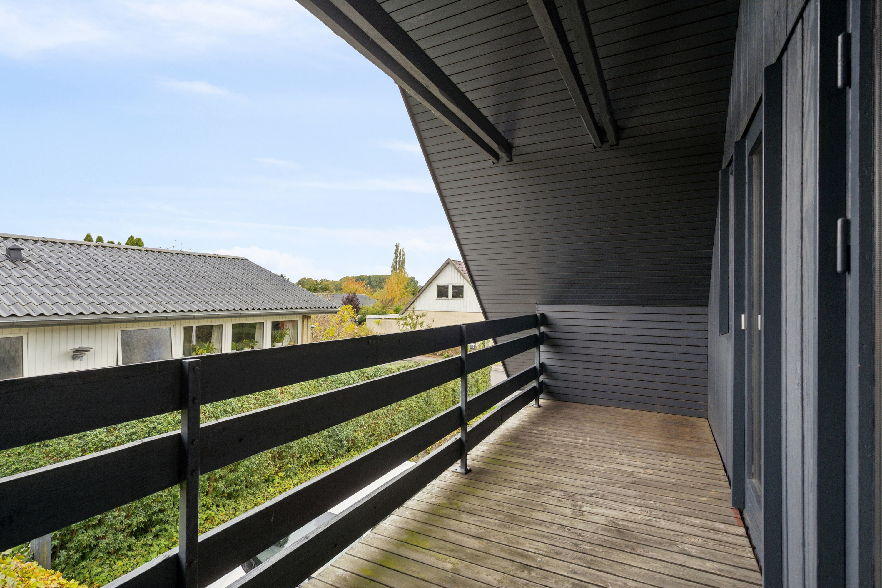 Fremhævet altan billede i fuldskærmstilstand. Billede af Skomagerkrogen 18, Himmelev, 4000 Roskilde