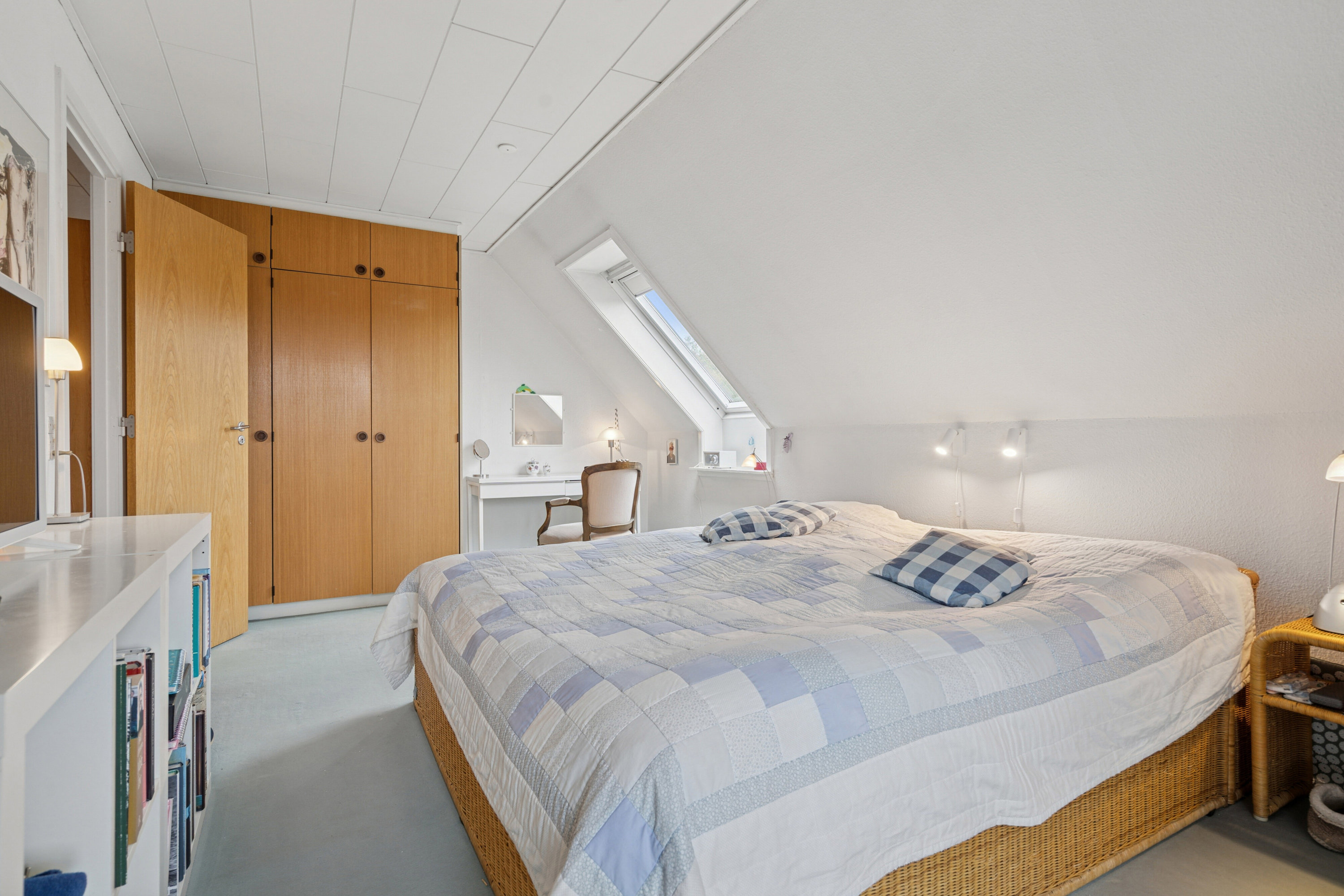 Fremhævet soveværelse billede i fuldskærmstilstand. Billede af Skomagerkrogen 18, Himmelev, 4000 Roskilde