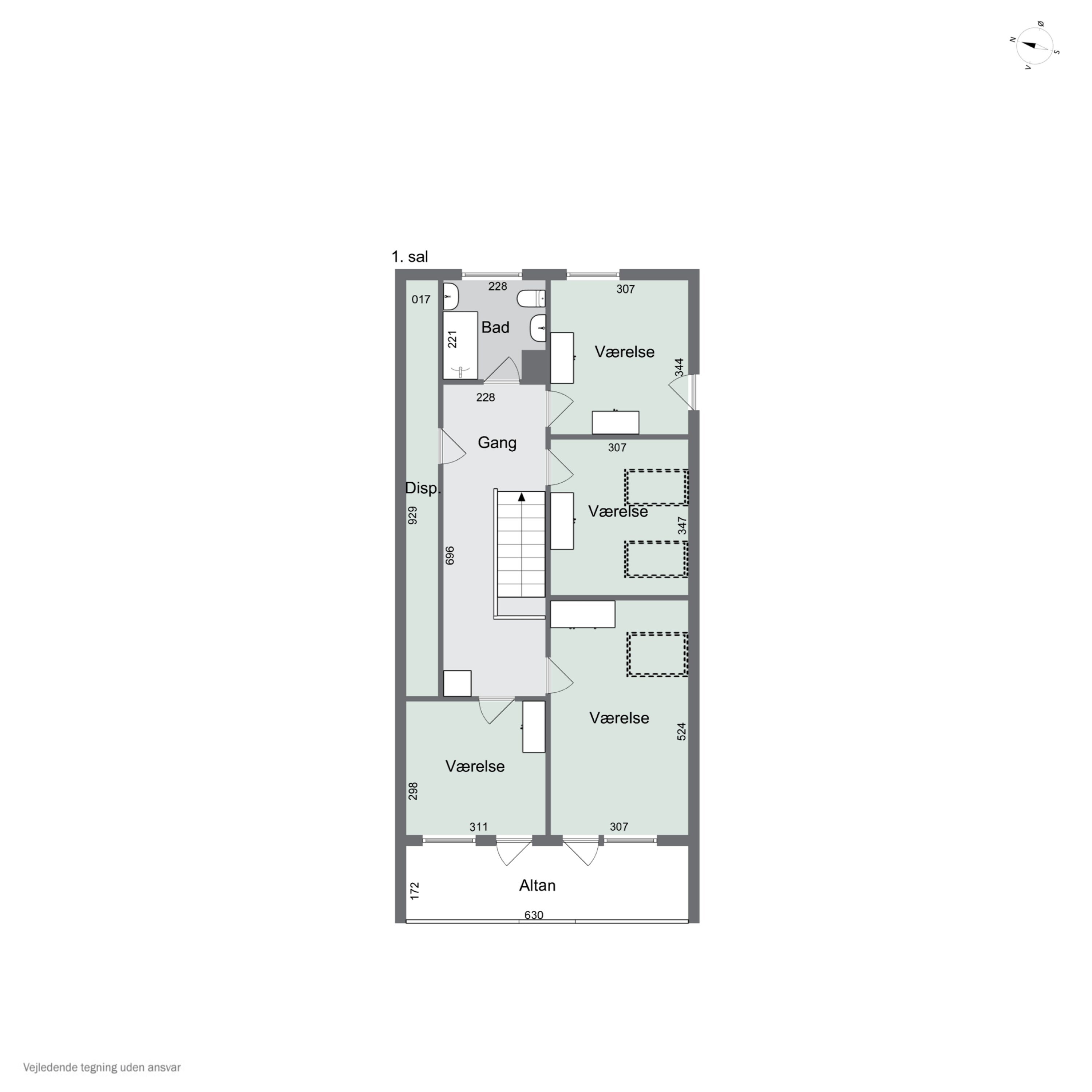 Plantegninger billede af Skomagerkrogen 18, Himmelev, 4000 Roskilde
