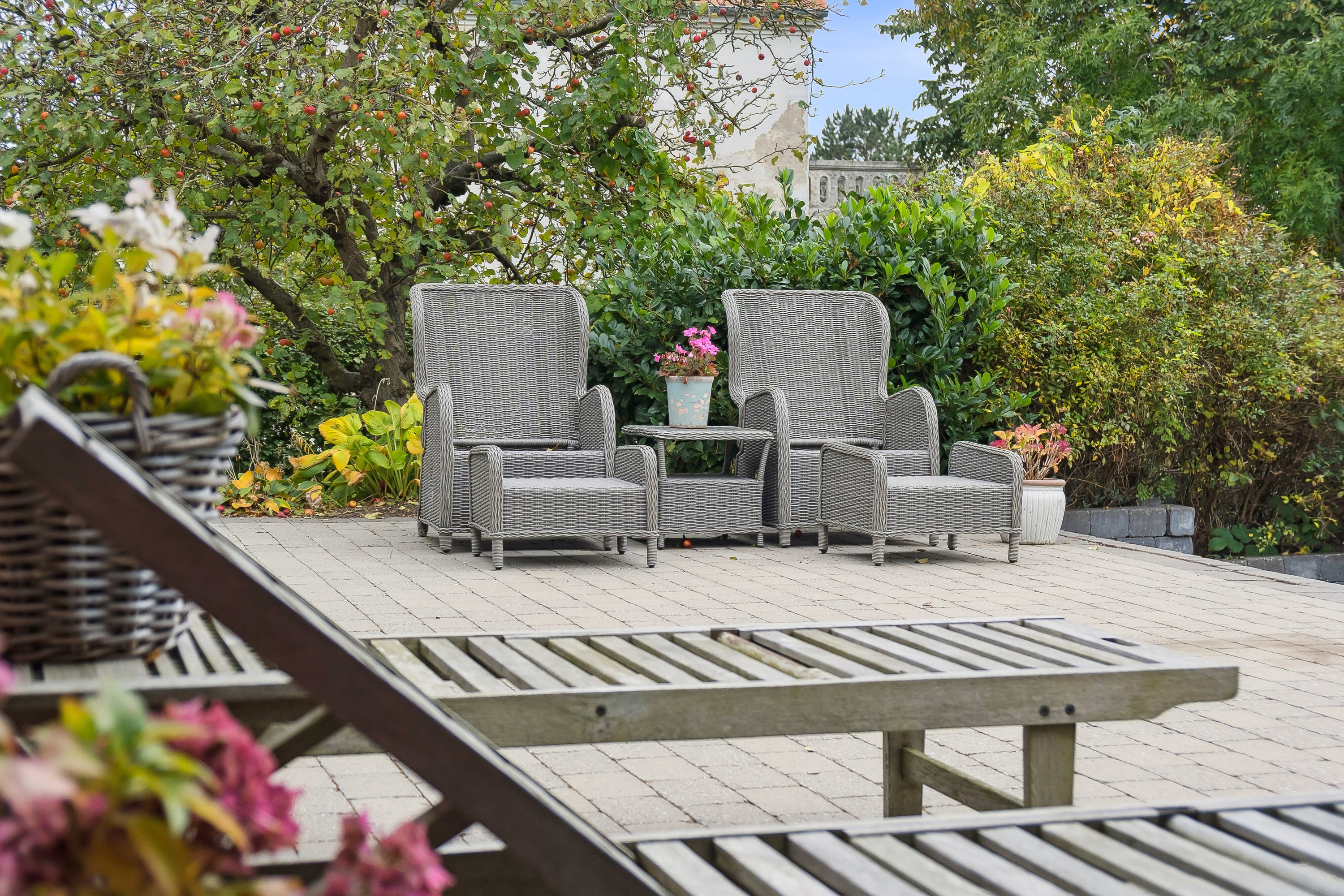 Fremhævet terrasse billede i fuldskærmstilstand. Billede af Rytterbakken 3, 3650 Ølstykke