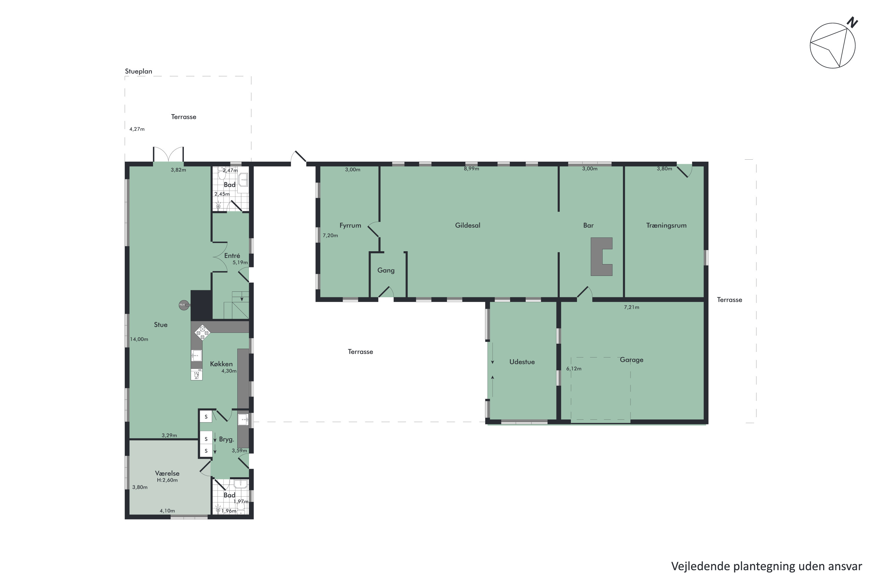 Plantegninger billede af Sønderskovvej 170, 9370 Hals