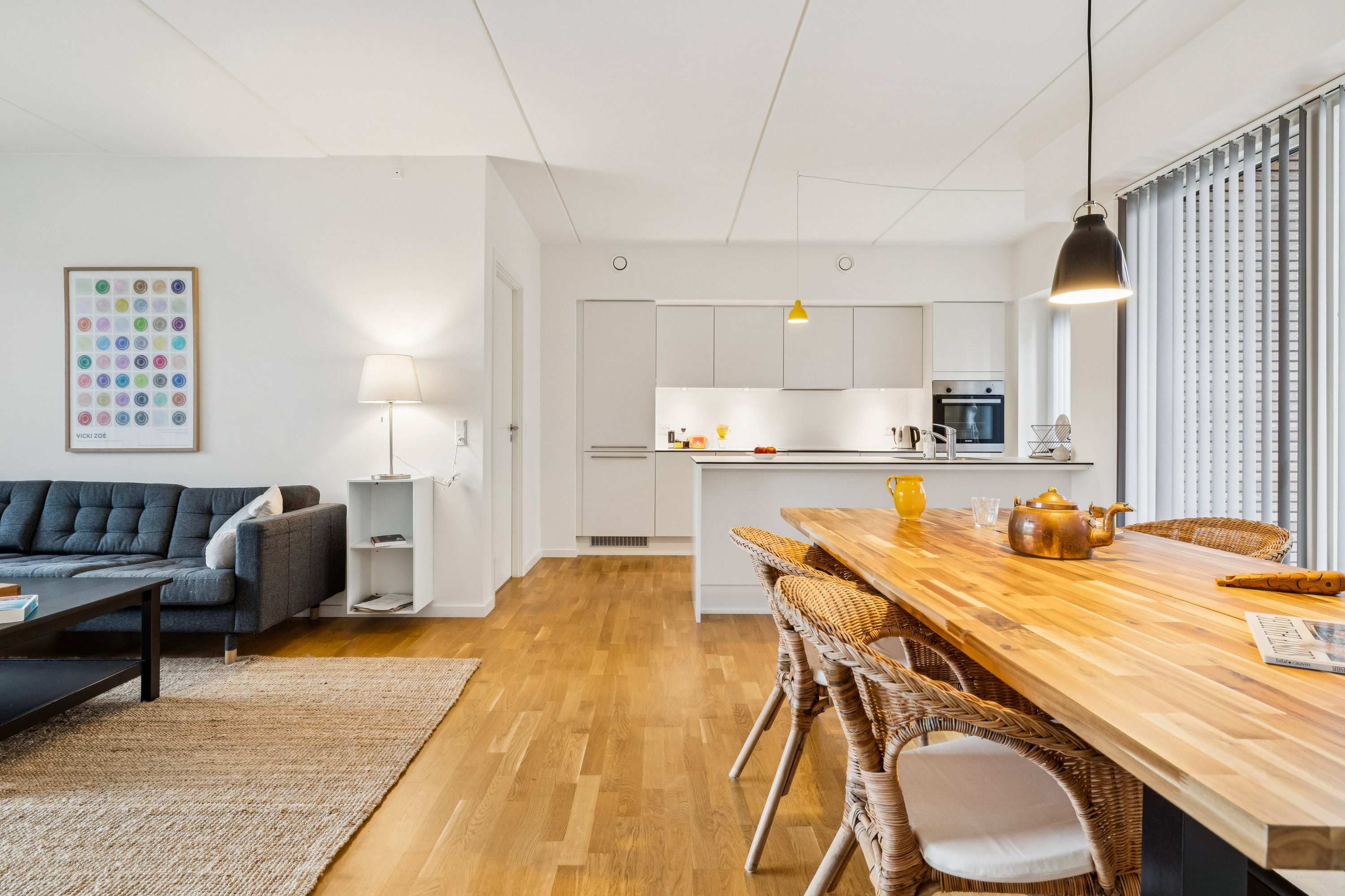 Miniaturebillede 2: køkken/alrum. Billede af Ovenvande 5, st.. th., 8660 Skanderborg