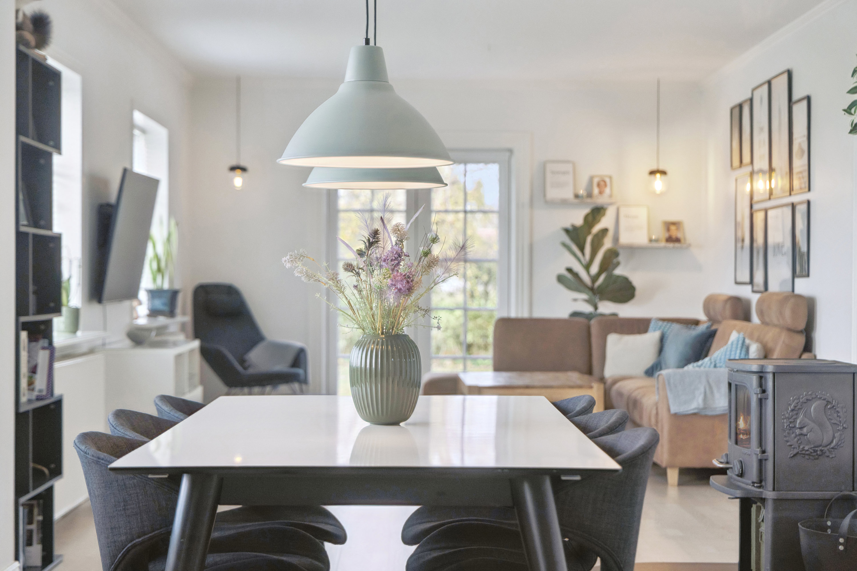 Fremhævet spisestue billede i fuldskærmstilstand. Billede af Sønderskovvej 170, 9370 Hals