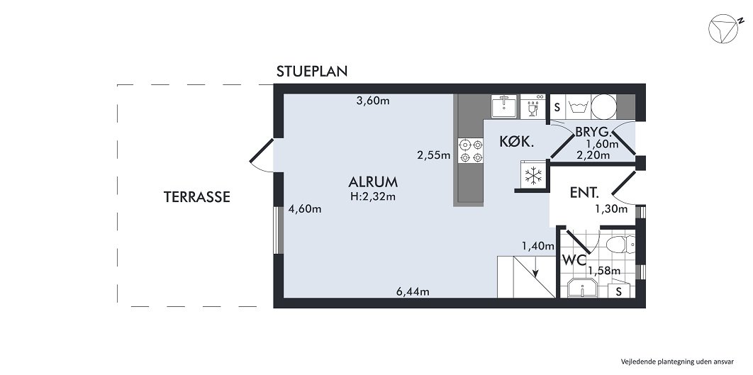 Plantegninger billede af Vesterparken 57, 8660 Skanderborg