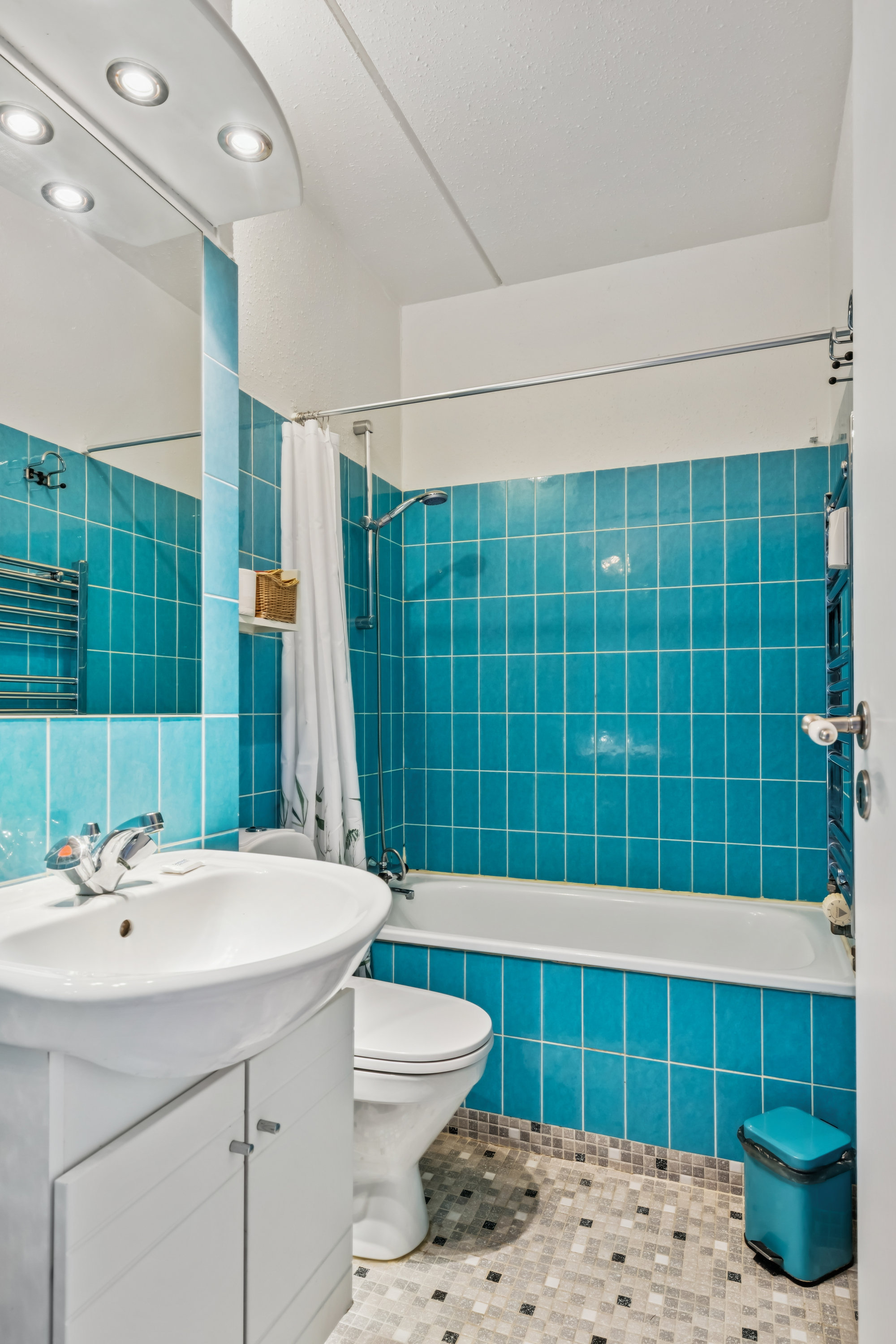 Fremhævet badeværelse billede i fuldskærmstilstand. Billede af Fægangsvej 11B, 1. 208., Bønnerup Strand, 8585 Glesborg