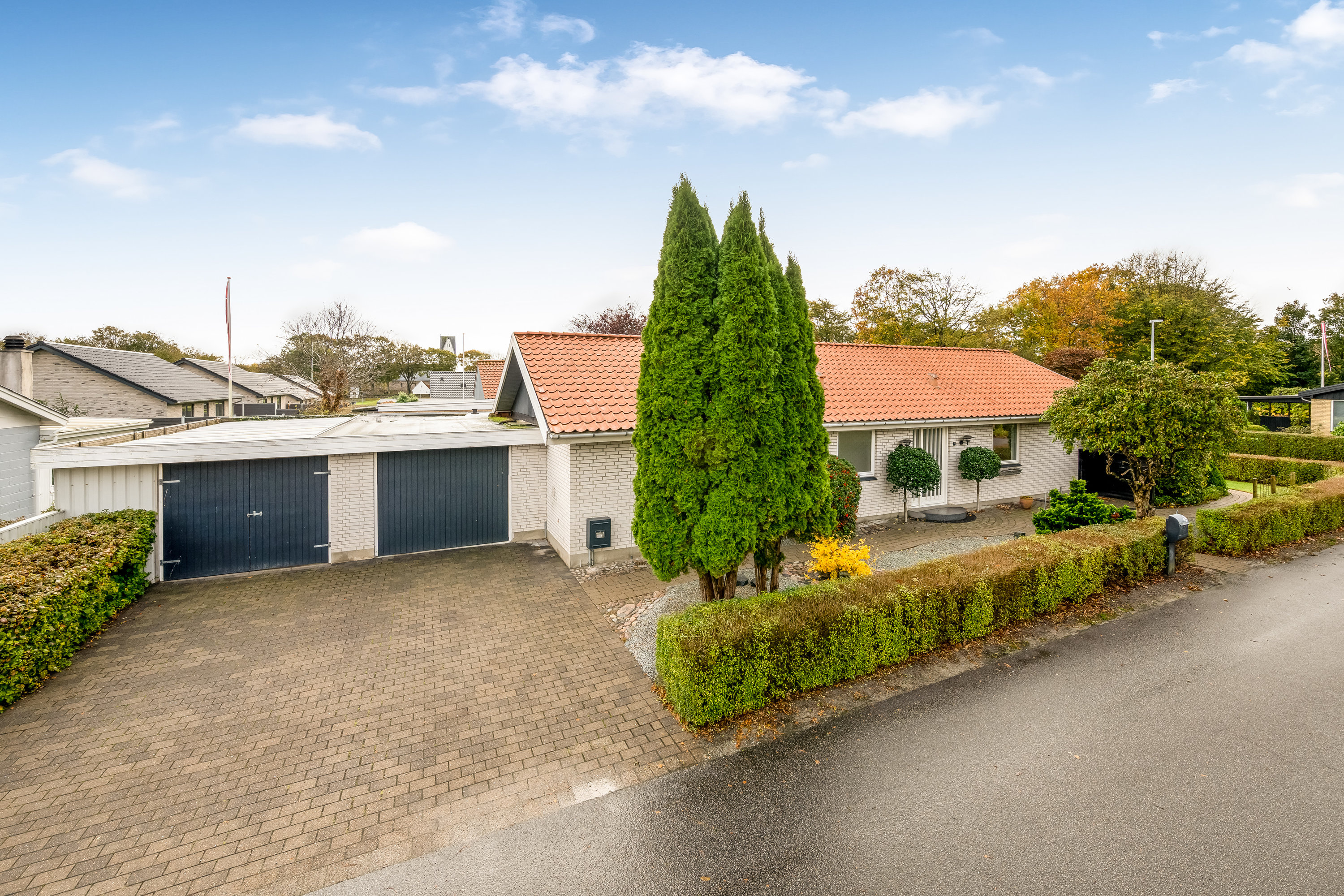 Miniaturebillede 2: facade. Billede af Egernvej 8, Borris, 6900 Skjern