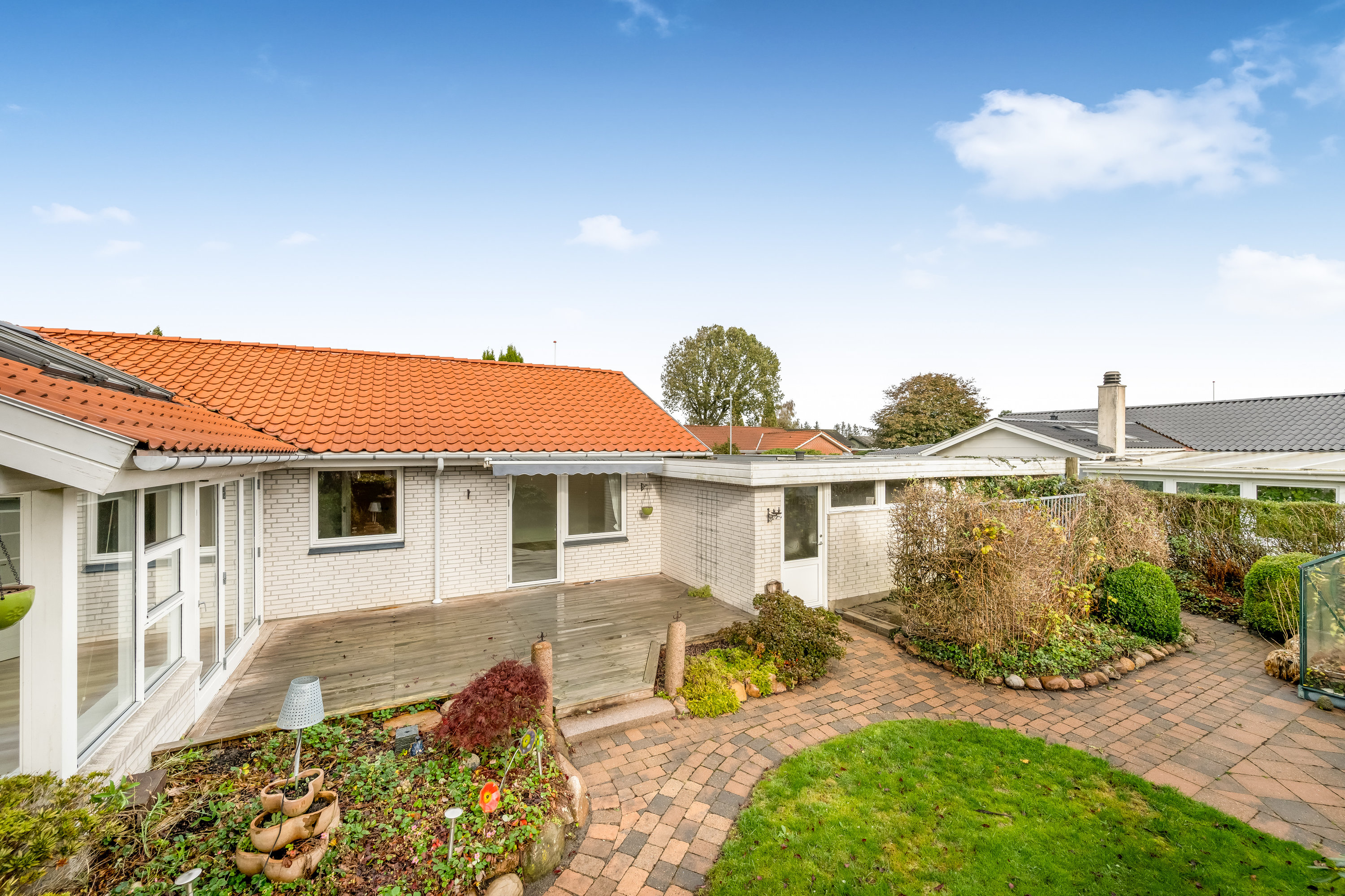 Fremhævet facade billede i fuldskærmstilstand. Billede af Egernvej 8, Borris, 6900 Skjern