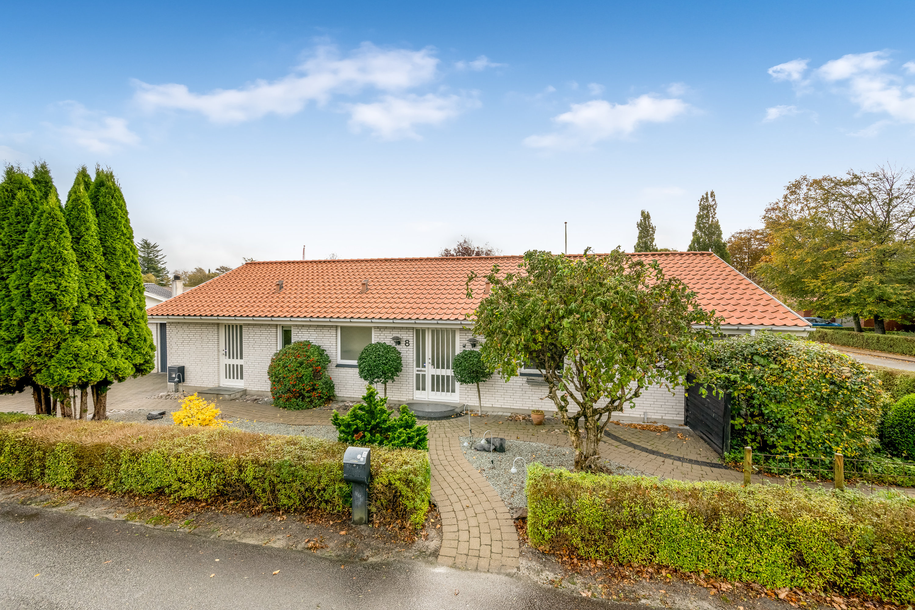 Miniaturebillede 1: facade. Billede af Egernvej 8, Borris, 6900 Skjern