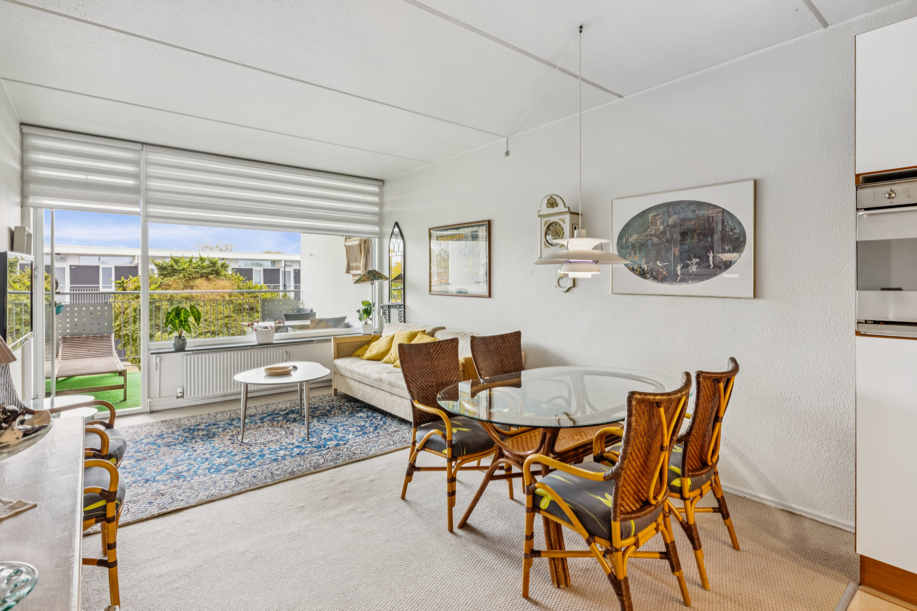 Fremhævet stue billede i fuldskærmstilstand. Billede af Fægangsvej 11B, 1. 208., Bønnerup Strand, 8585 Glesborg