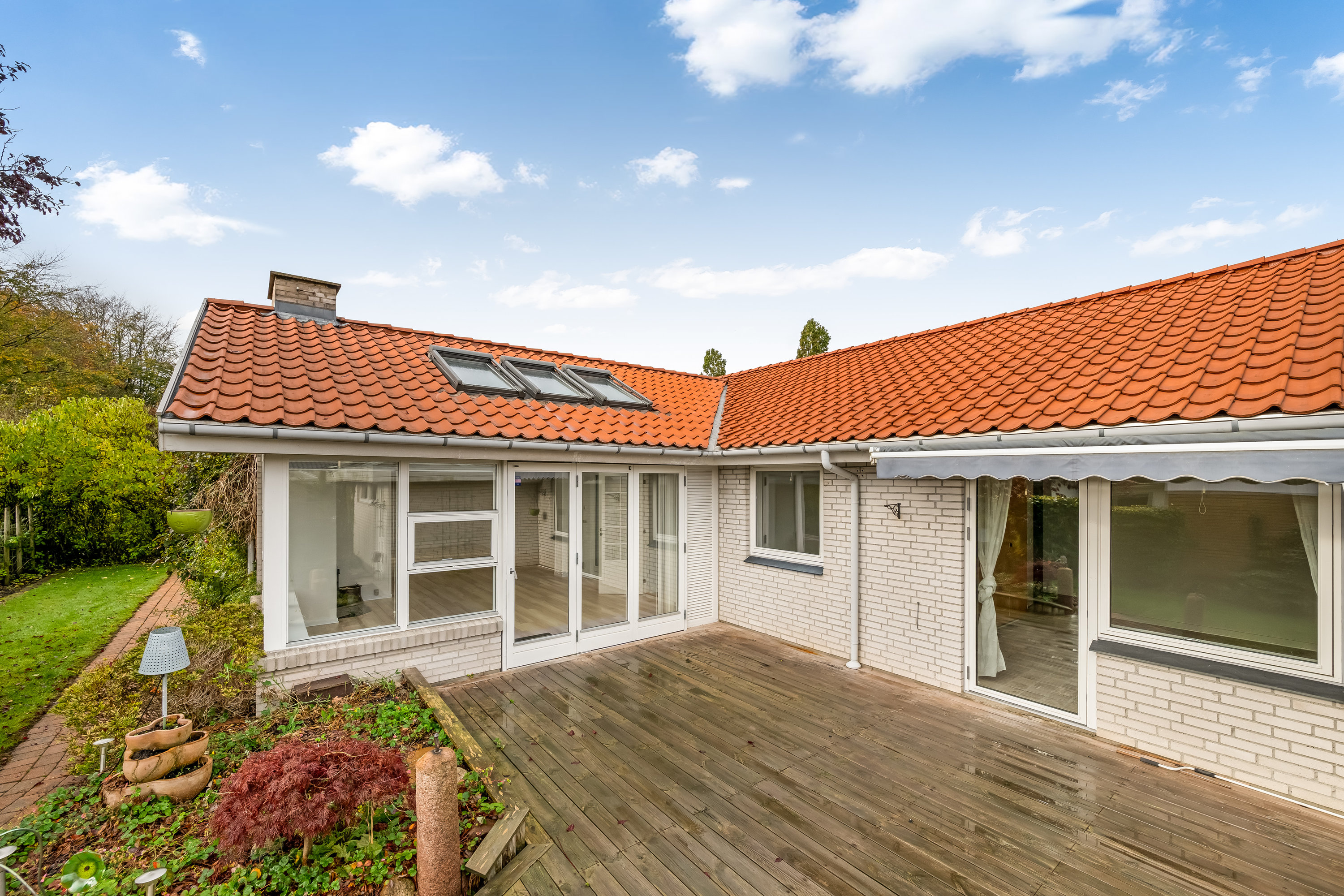 Fremhævet facade billede i fuldskærmstilstand. Billede af Egernvej 8, Borris, 6900 Skjern