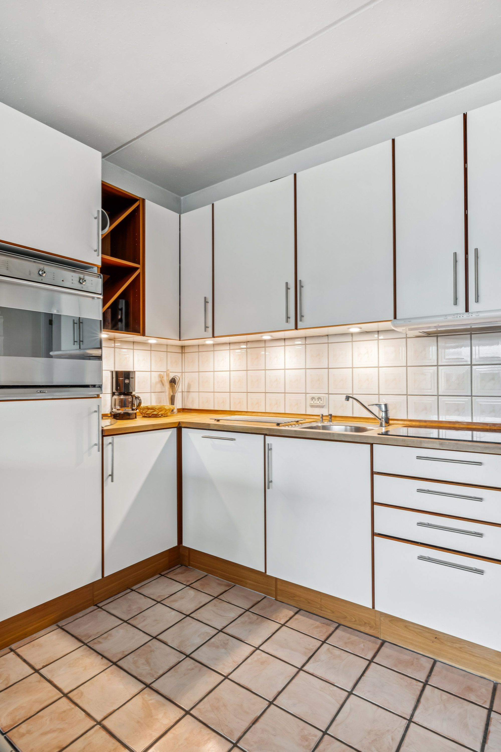 Fremhævet køkken billede i fuldskærmstilstand. Billede af Fægangsvej 11B, 1. 208., Bønnerup Strand, 8585 Glesborg