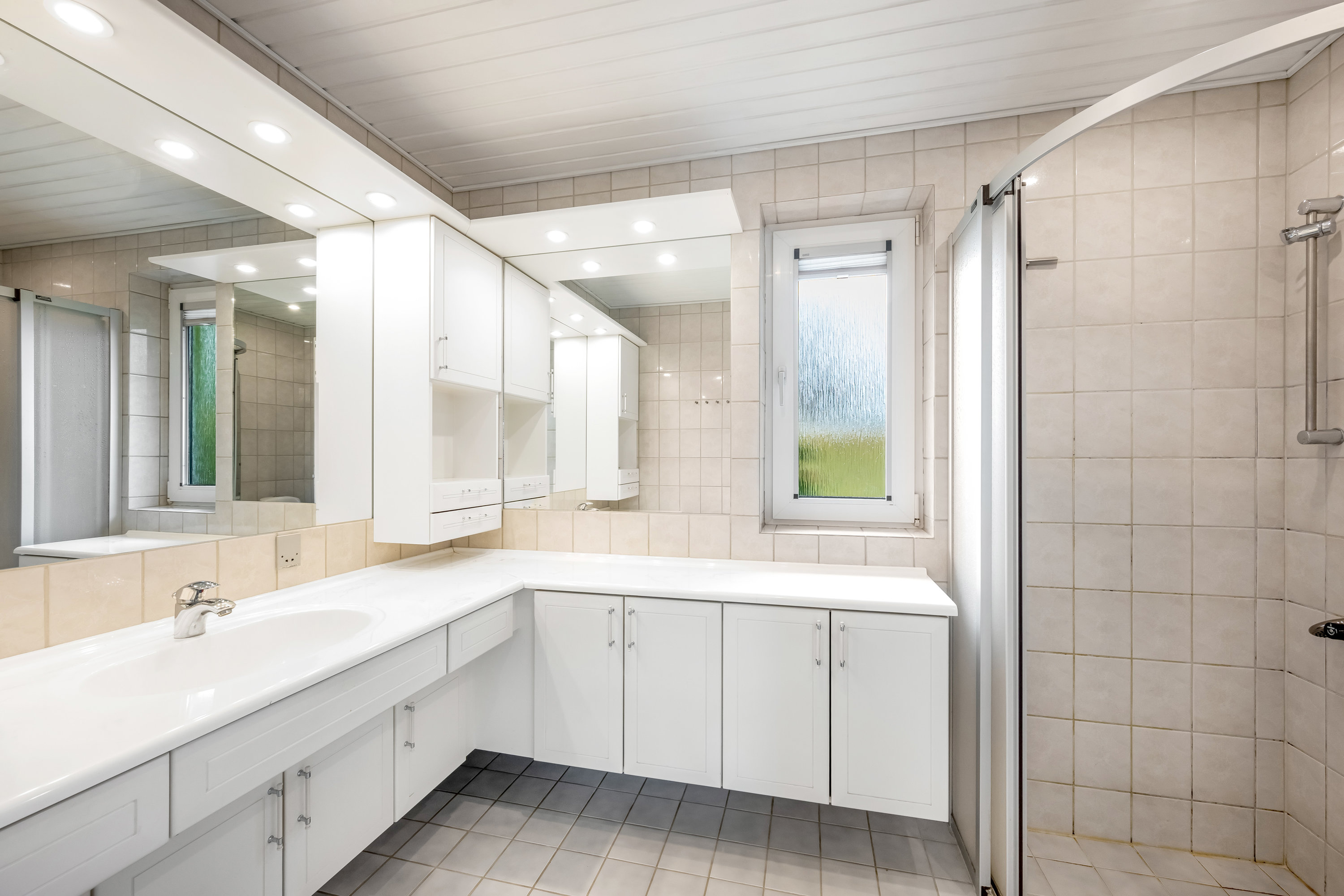 Fremhævet badeværelse billede i fuldskærmstilstand. Billede af Egernvej 8, Borris, 6900 Skjern