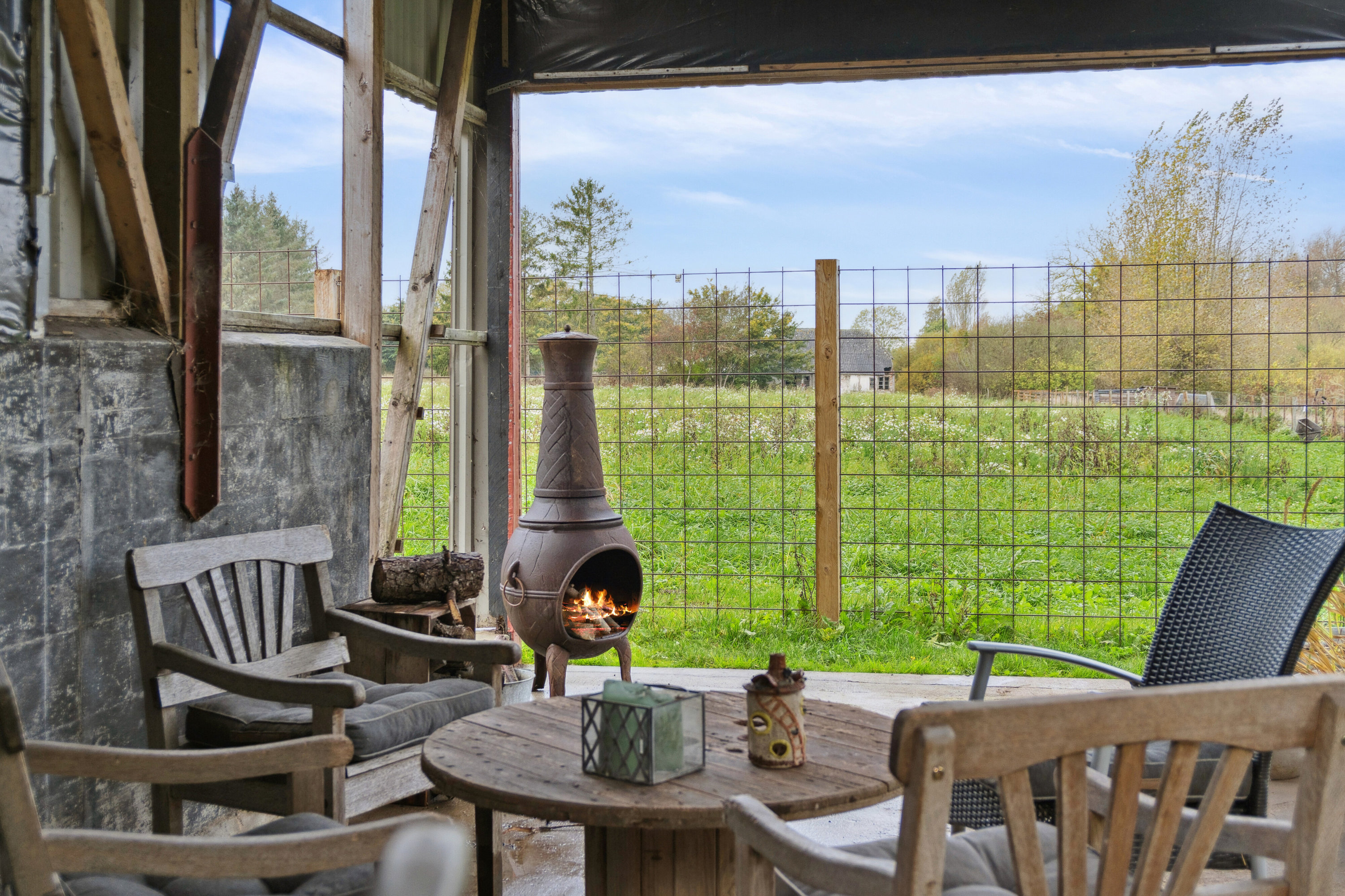 Fremhævet overdækket terrasse billede i fuldskærmstilstand. Billede af Gl Kappendrupvej 49, 5450 Otterup