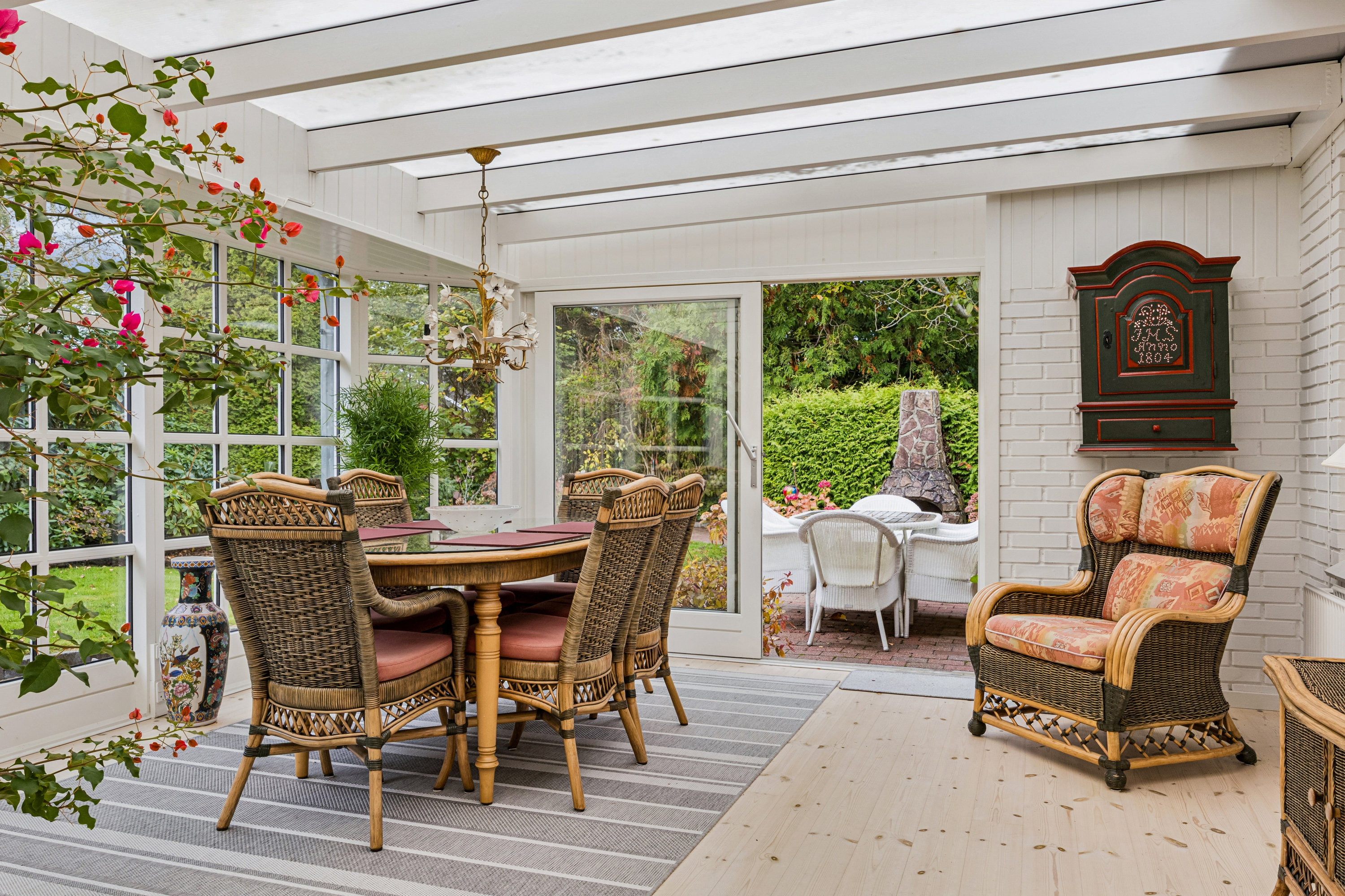 Fremhævet udestue billede i fuldskærmstilstand. Billede af Solsikkevej 10, 4600 Køge