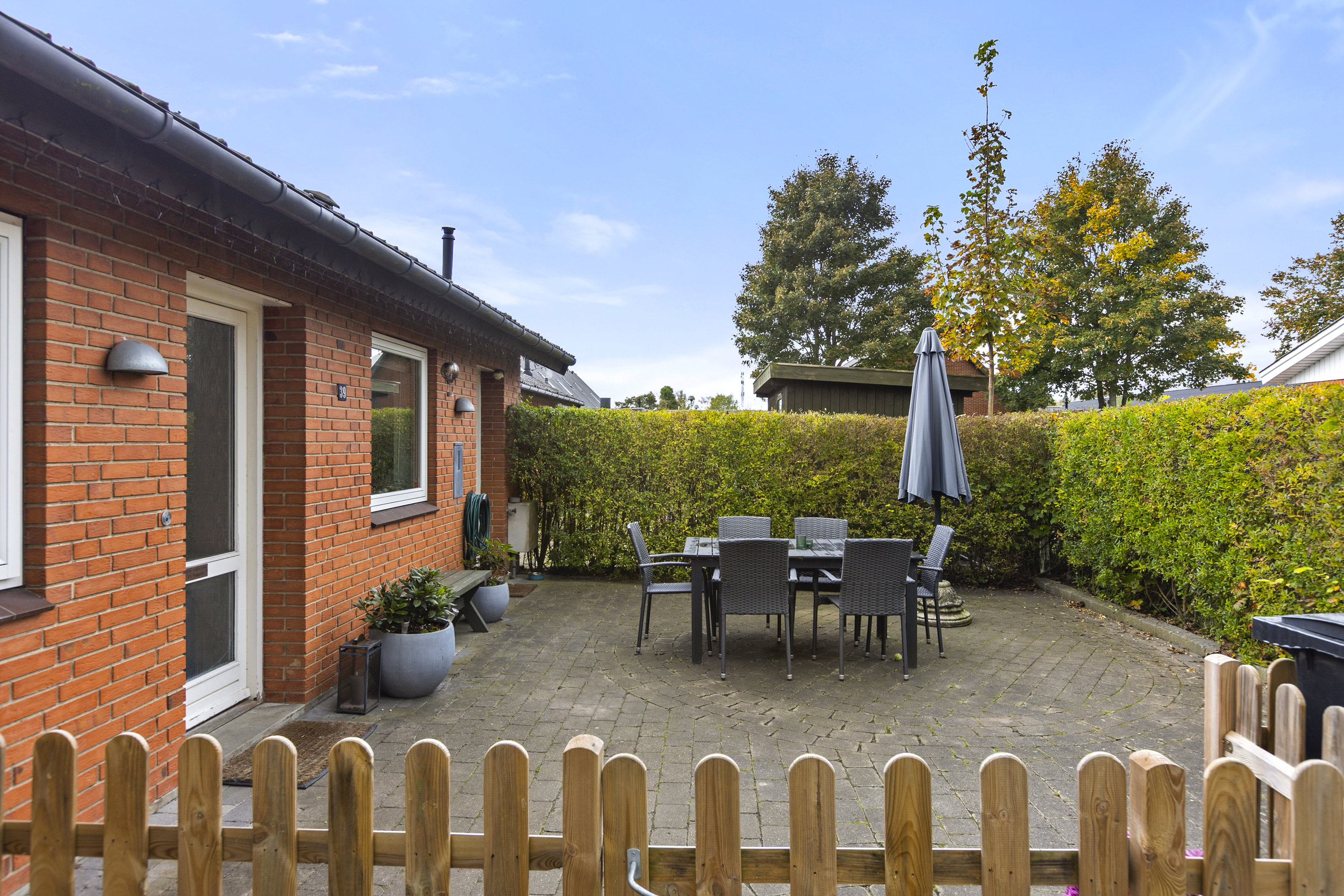Fremhævet terrasse billede i fuldskærmstilstand. Billede af Drosselvej 39, 4295 Stenlille