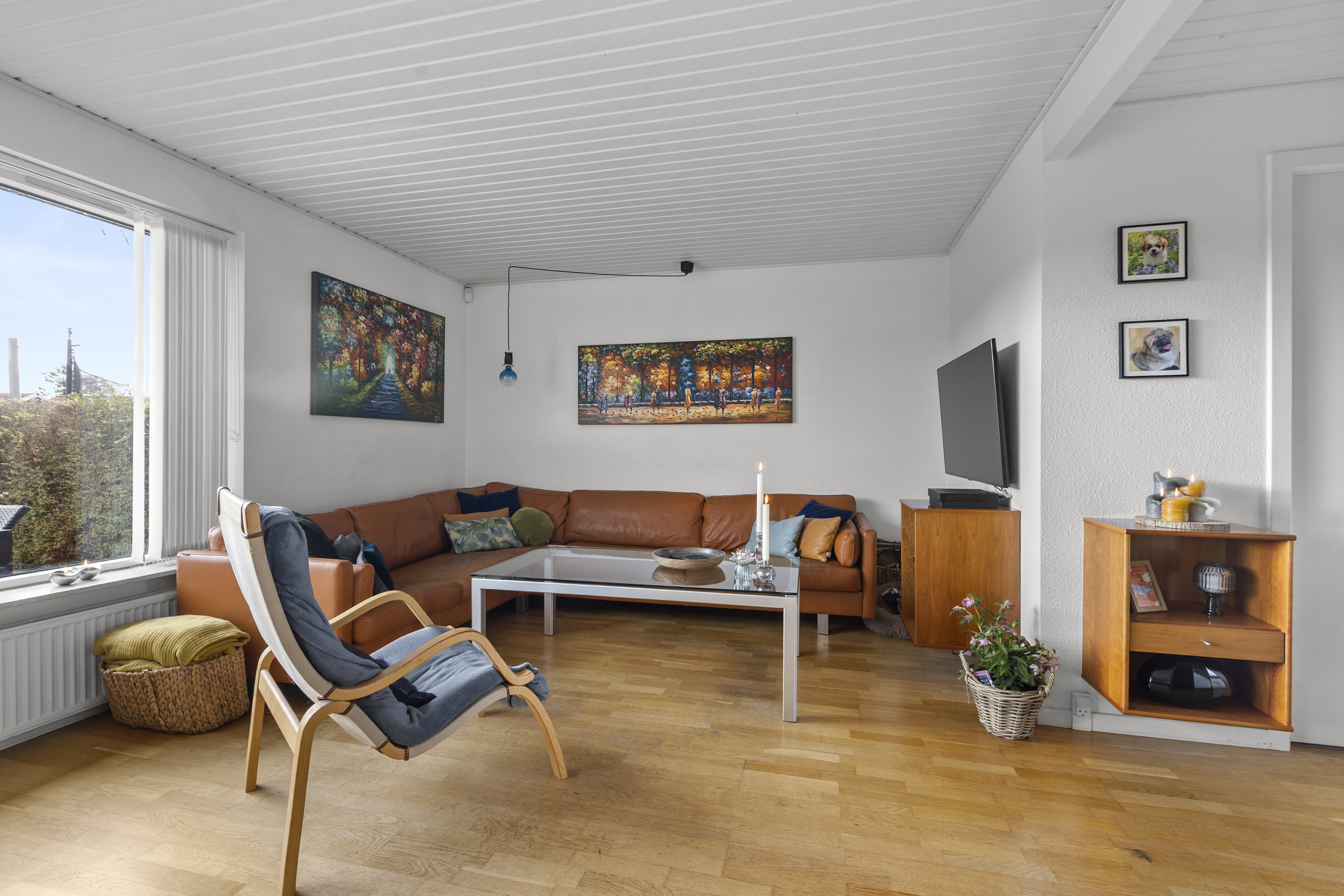 Fremhævet stue billede i fuldskærmstilstand. Billede af Drosselvej 39, 4295 Stenlille