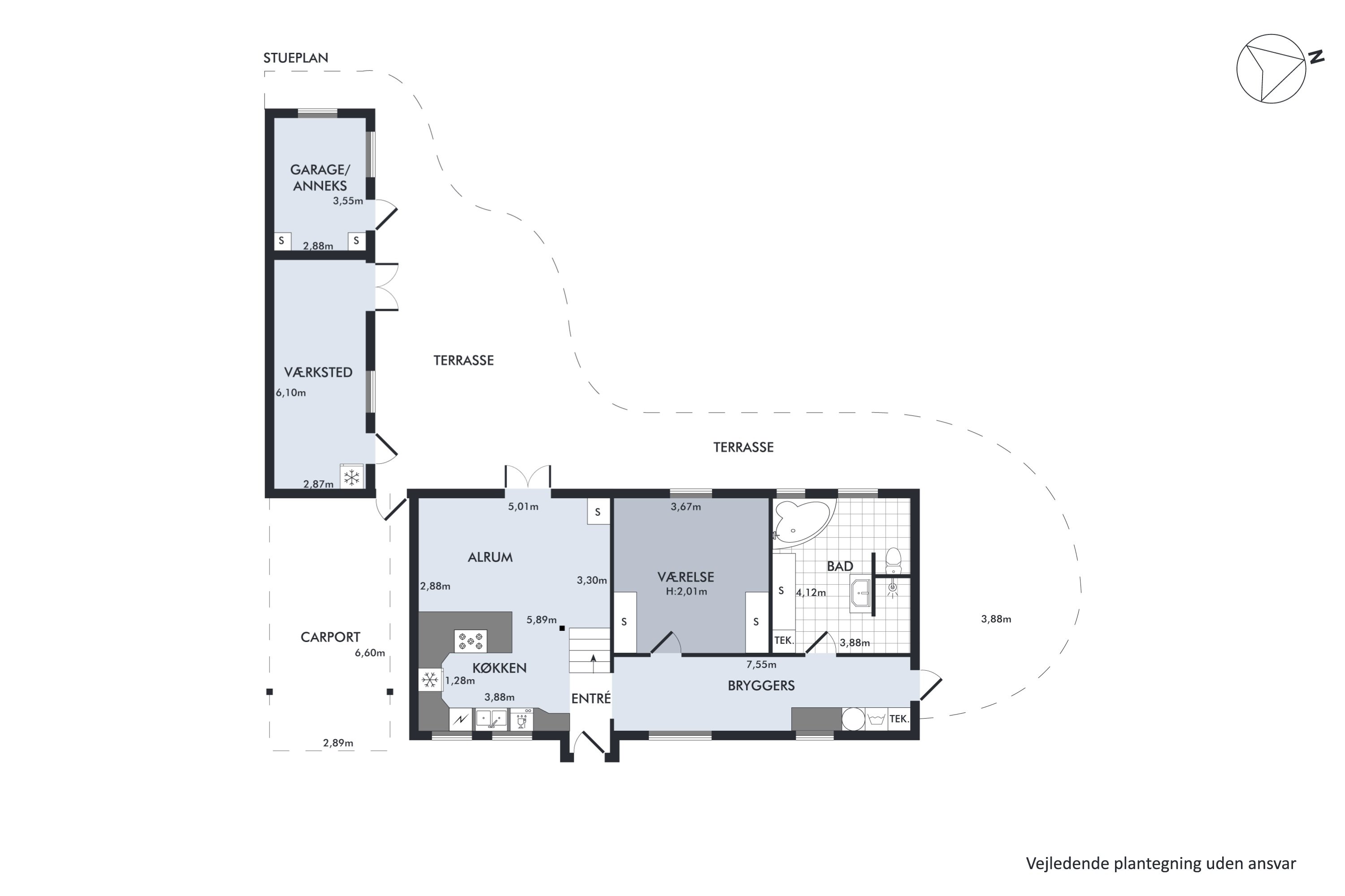 Plantegninger billede af Ny Hagestedvej 63, Ny Hagested, 4532 Gislinge