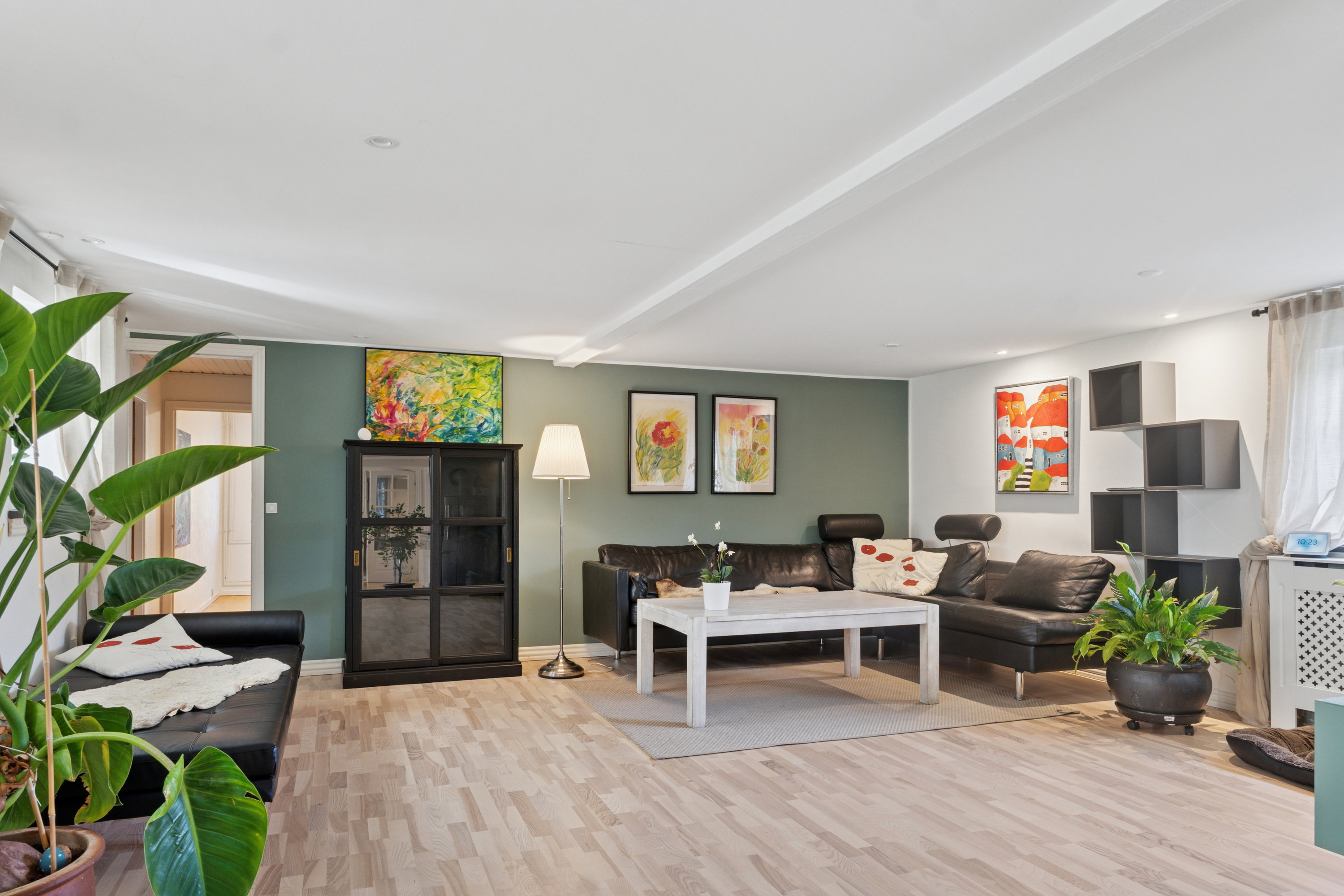 Fremhævet stue billede i fuldskærmstilstand. Billede af Stadionsvej 3, 4735 Mern