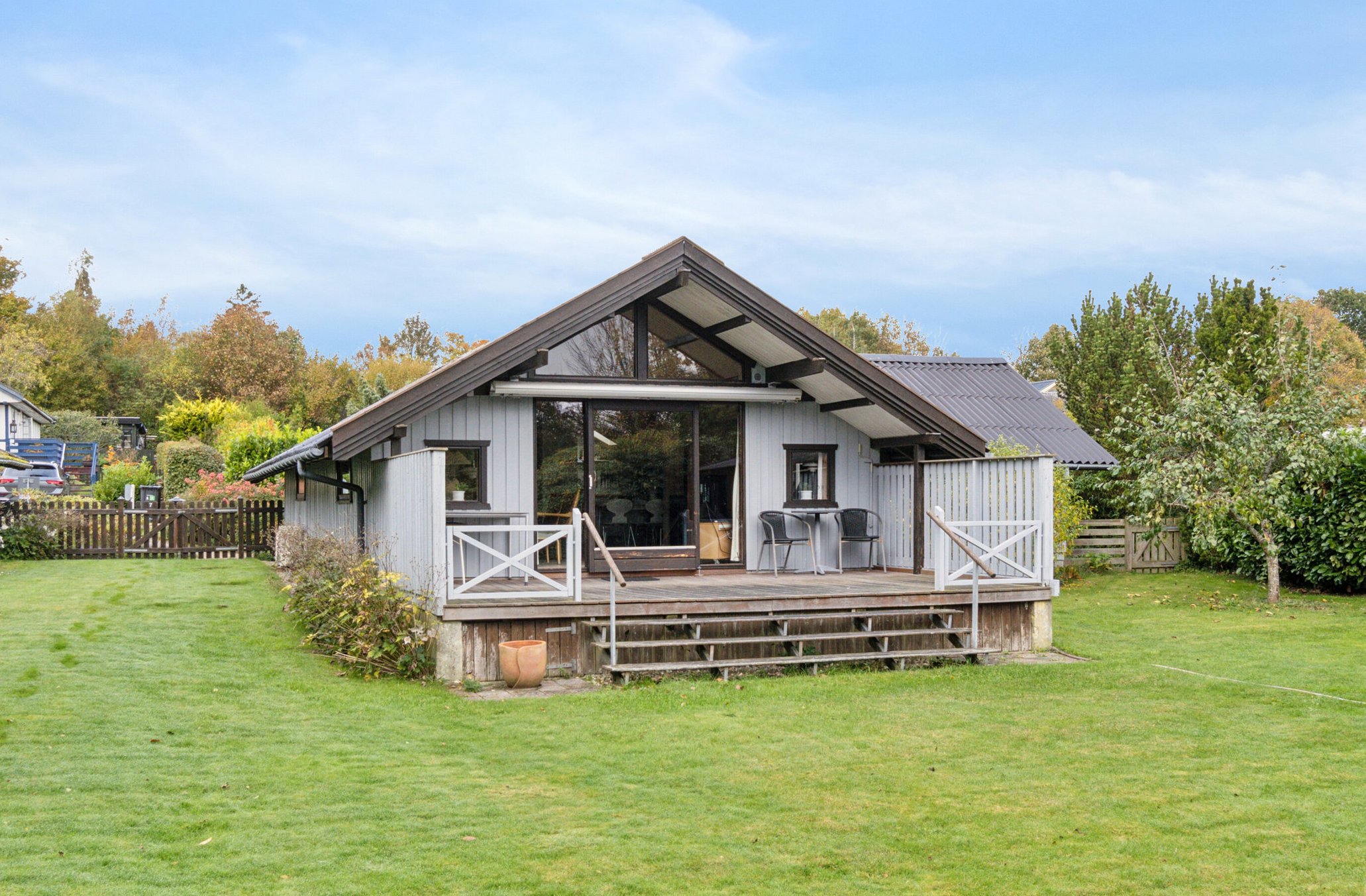 Fremhævet set fra haven billede i fuldskærmstilstand. Billede af Strandlystvej 32, Store Havelse Strand, 3310 Ølsted