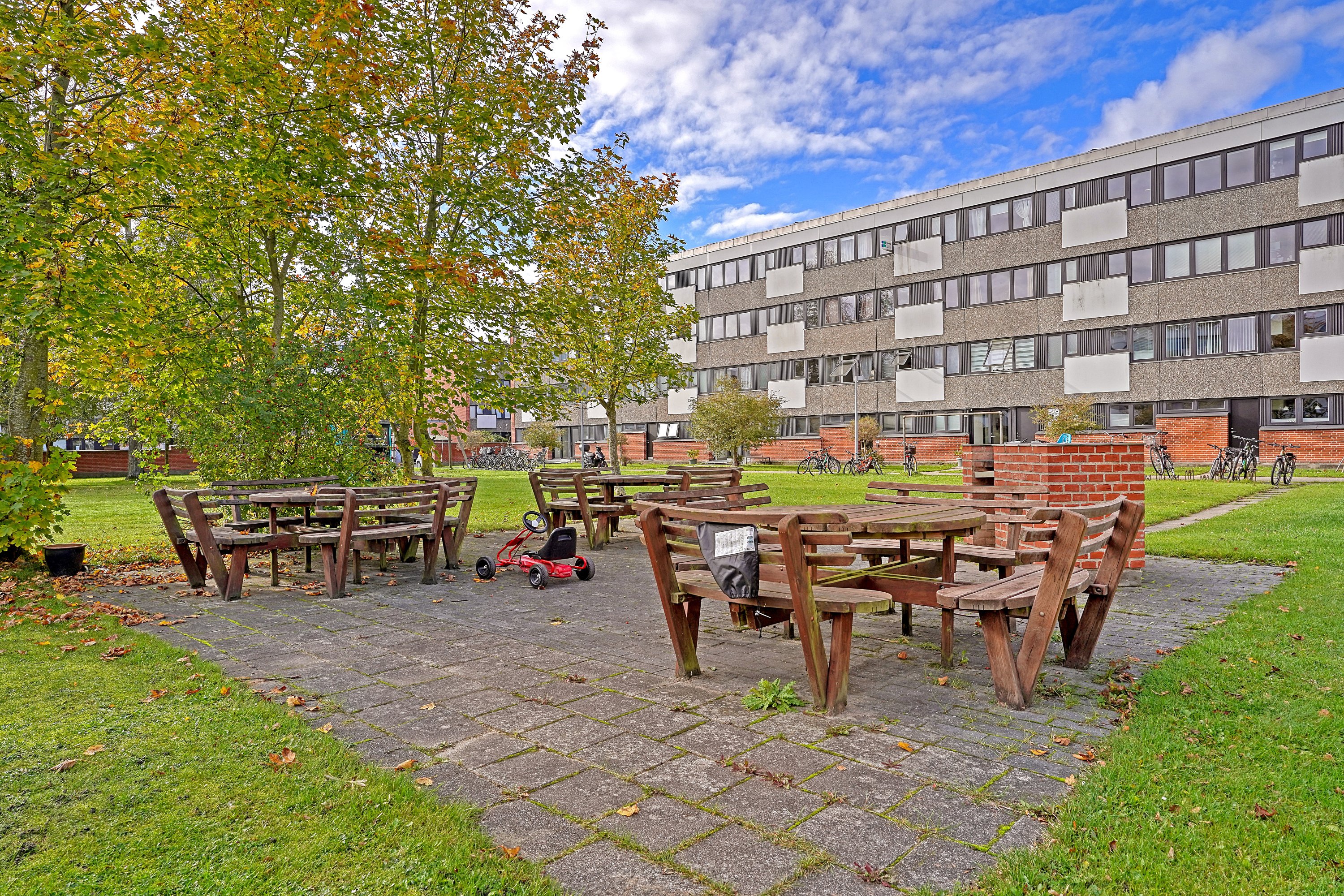 Fremhævet terrasse billede i fuldskærmstilstand. Billede af Teglgårdsvej 621, 3. tv., 3050 Humlebæk