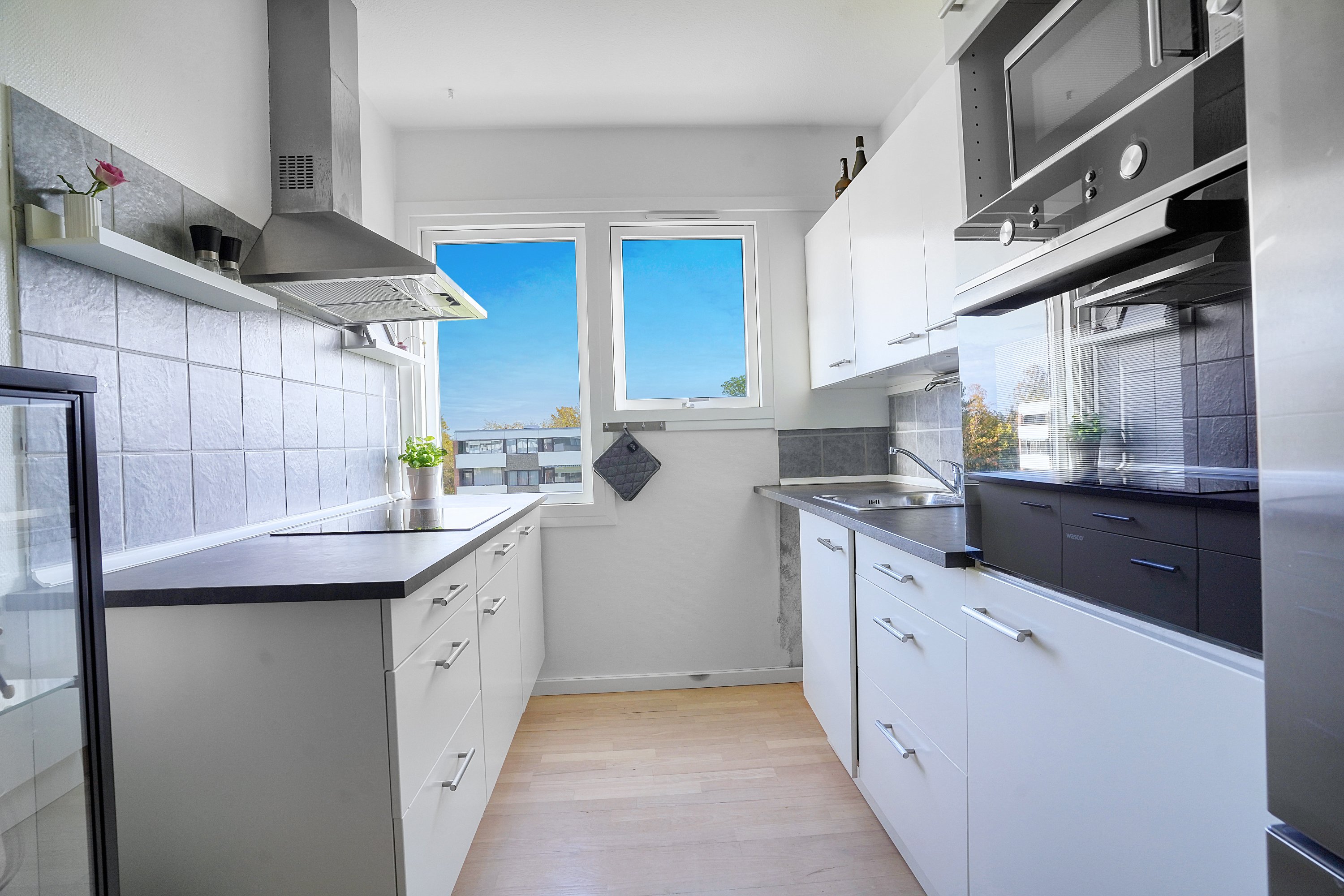 Fremhævet køkken billede i fuldskærmstilstand. Billede af Teglgårdsvej 621, 3. tv., 3050 Humlebæk