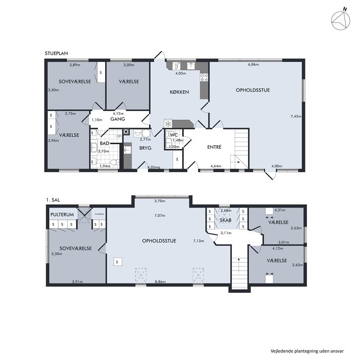 Plantegninger billede af Sandgravvej 10, Gram, 8660 Skanderborg