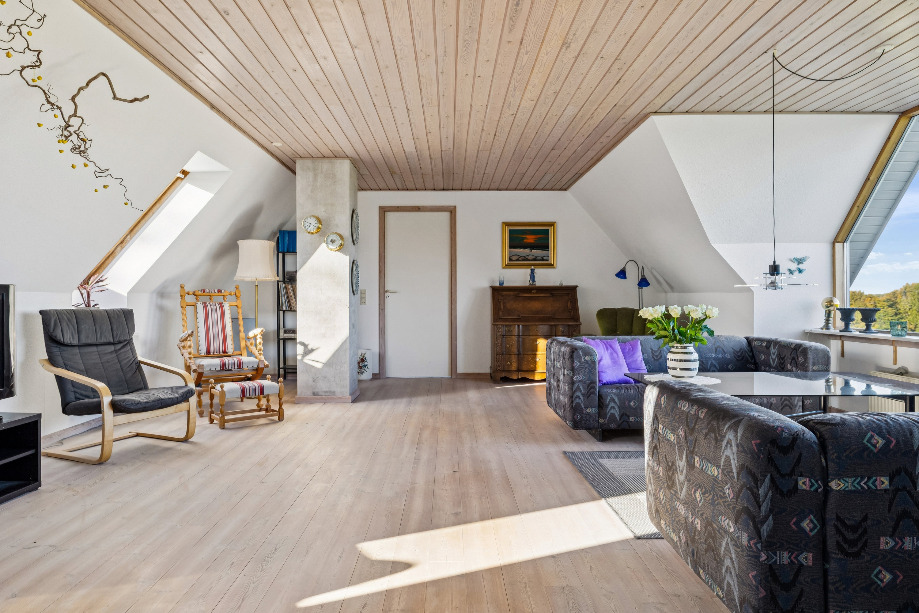 Fremhævet stue billede i fuldskærmstilstand. Billede af Sandgravvej 10, Gram, 8660 Skanderborg