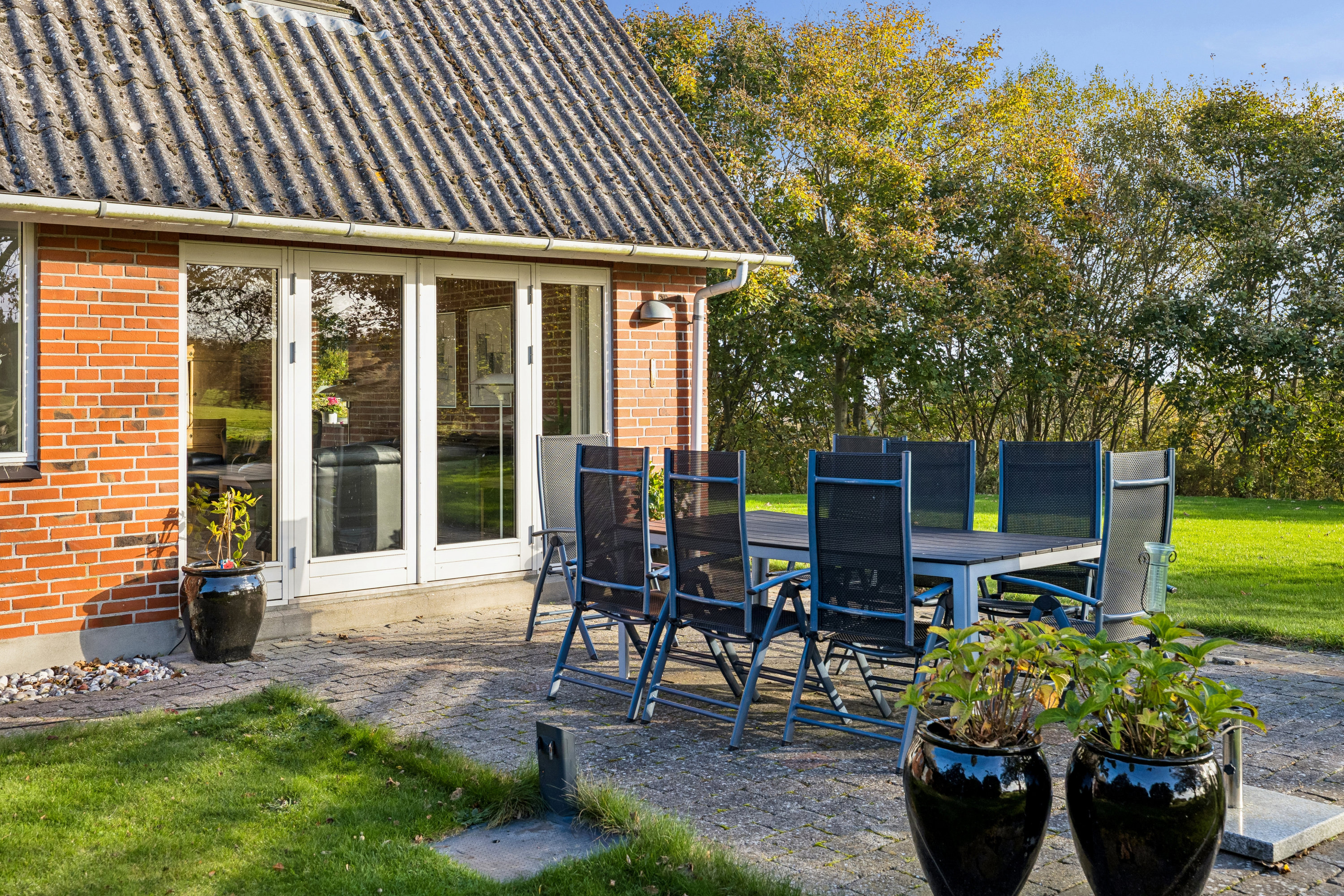 Fremhævet terrasse billede i fuldskærmstilstand. Billede af Sandgravvej 10, Gram, 8660 Skanderborg