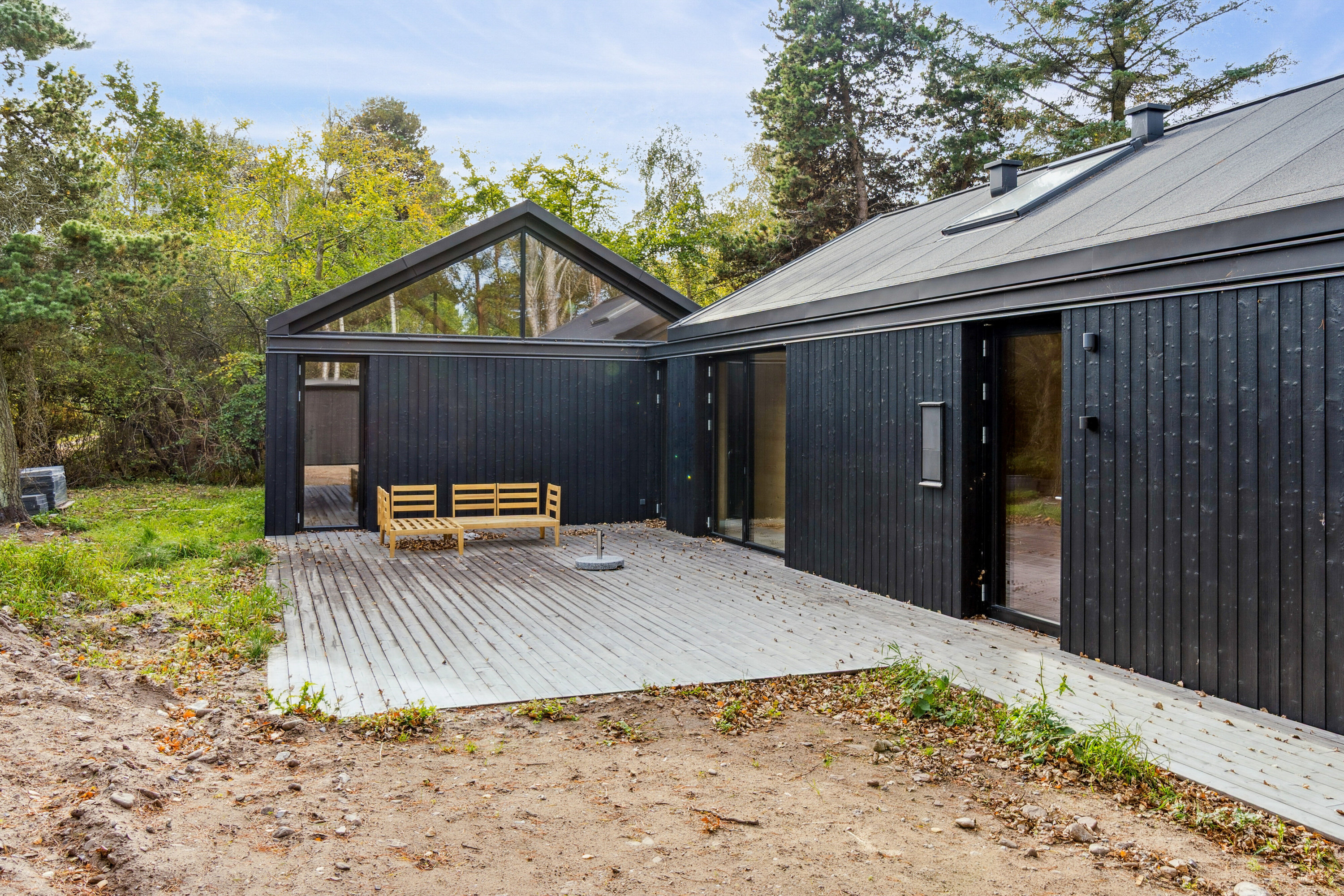 Fremhævet terrasse billede i fuldskærmstilstand. Billede af Bornholmsvej 17A, Overby Lyng, 4583 Sjællands Odde