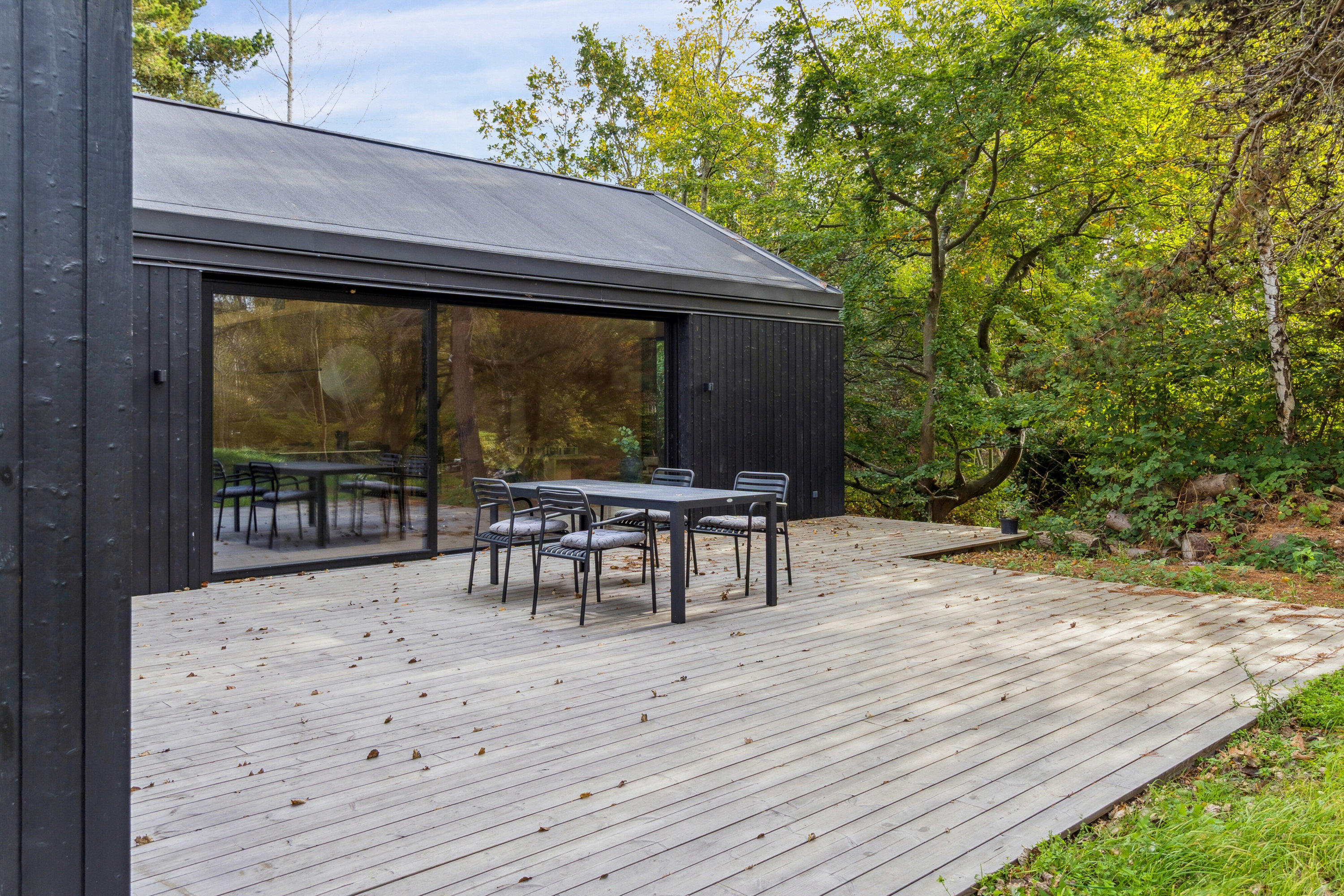 Fremhævet terrasse billede i fuldskærmstilstand. Billede af Bornholmsvej 17A, Overby Lyng, 4583 Sjællands Odde