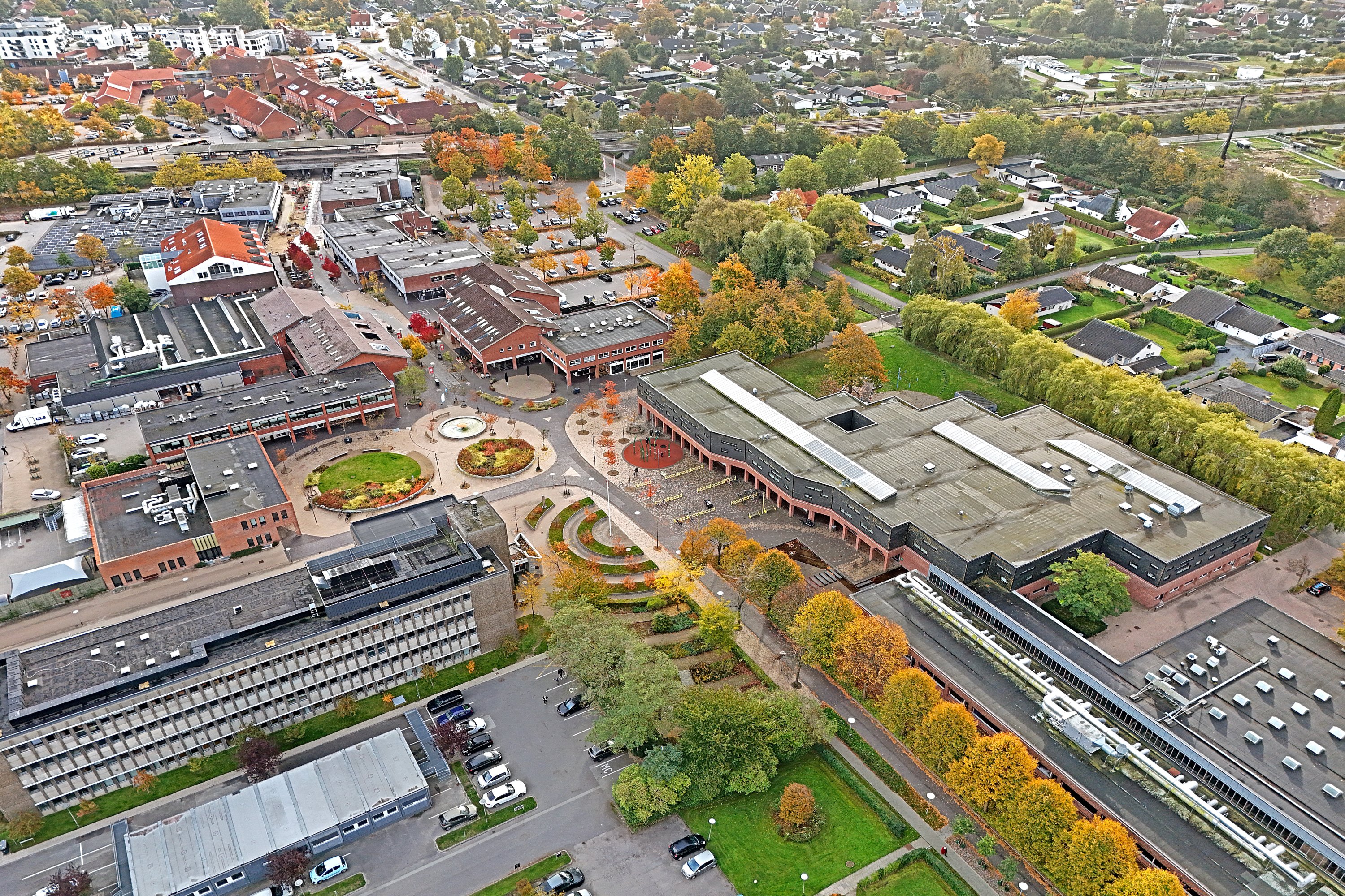 Fremhævet luftfoto billede i fuldskærmstilstand. Billede af Akacieparken 9B, 2. 46., 2680 Solrød Strand