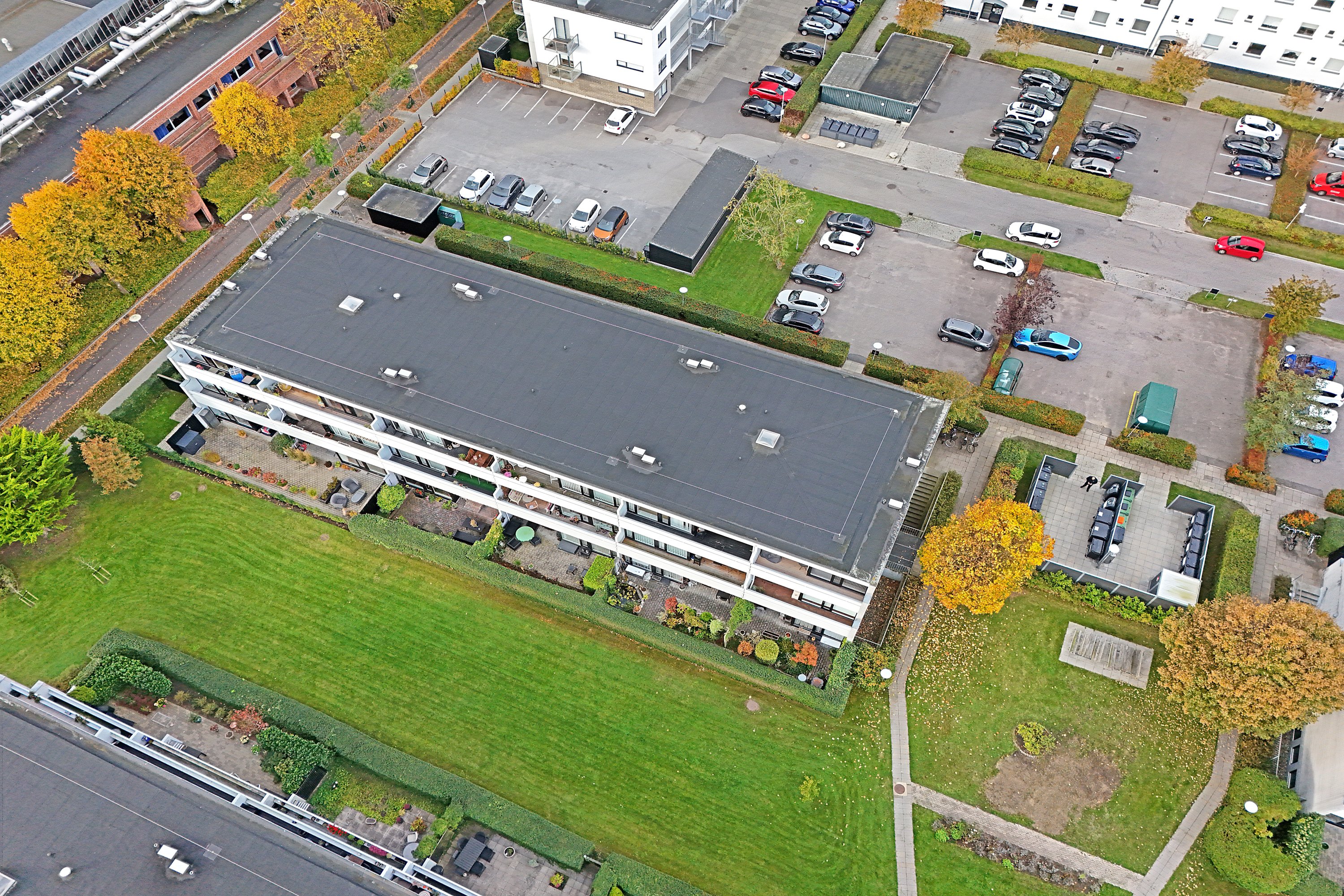 Fremhævet luftfoto billede i fuldskærmstilstand. Billede af Akacieparken 9B, 2. 46., 2680 Solrød Strand