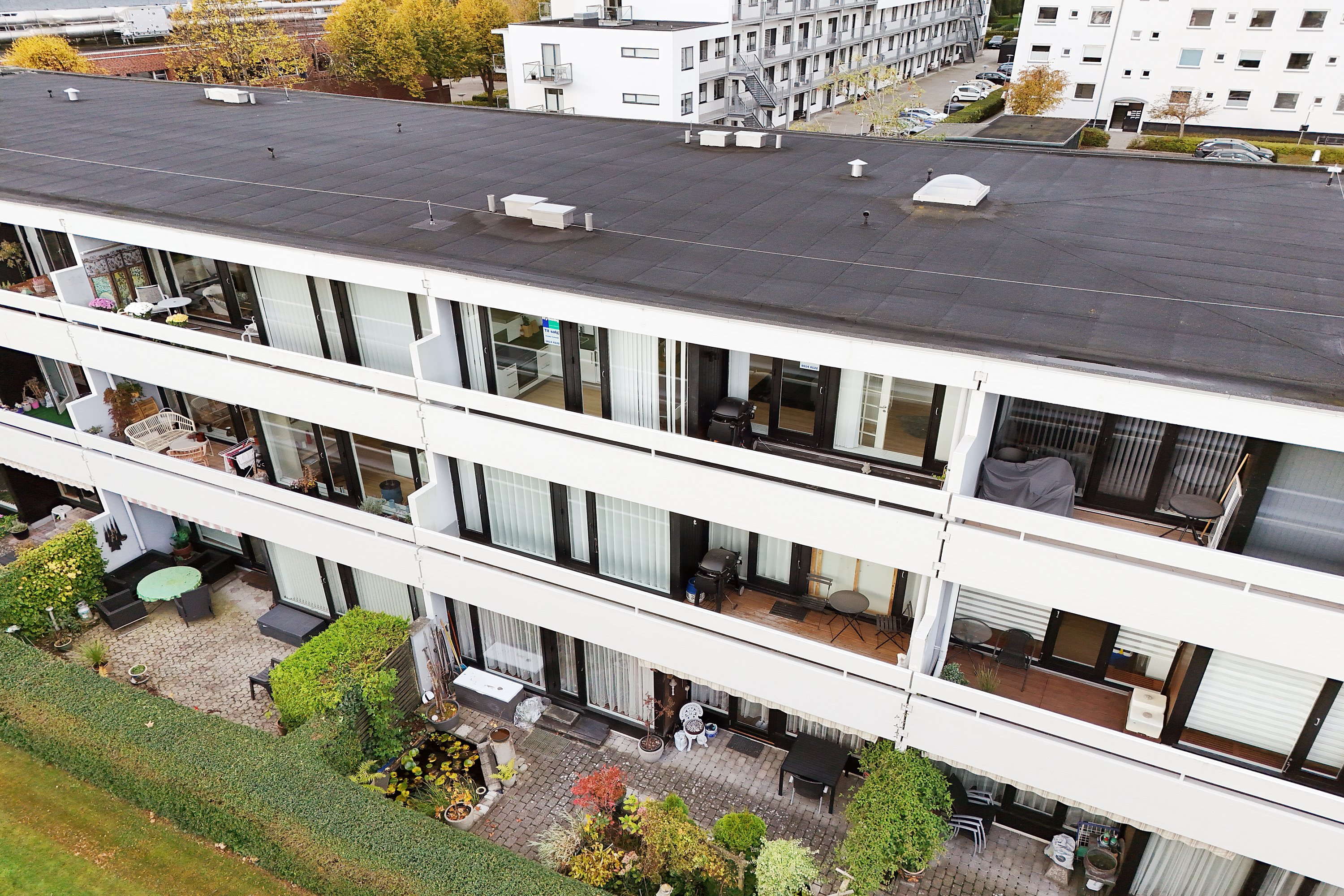 Fremhævet luftfoto billede i fuldskærmstilstand. Billede af Akacieparken 9B, 2. 46., 2680 Solrød Strand