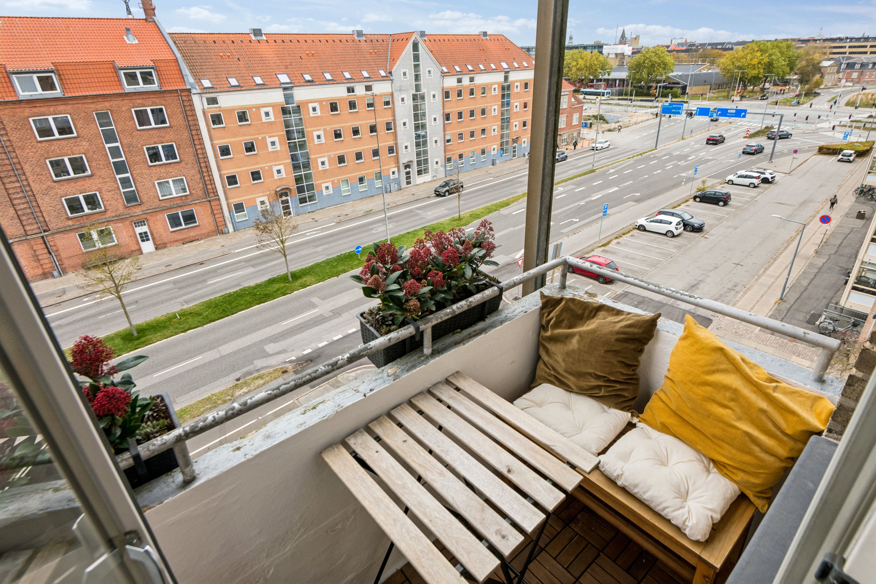 Fremhævet altan billede i fuldskærmstilstand. Billede af Sønderbro 15, 4. tv., 9000 Aalborg