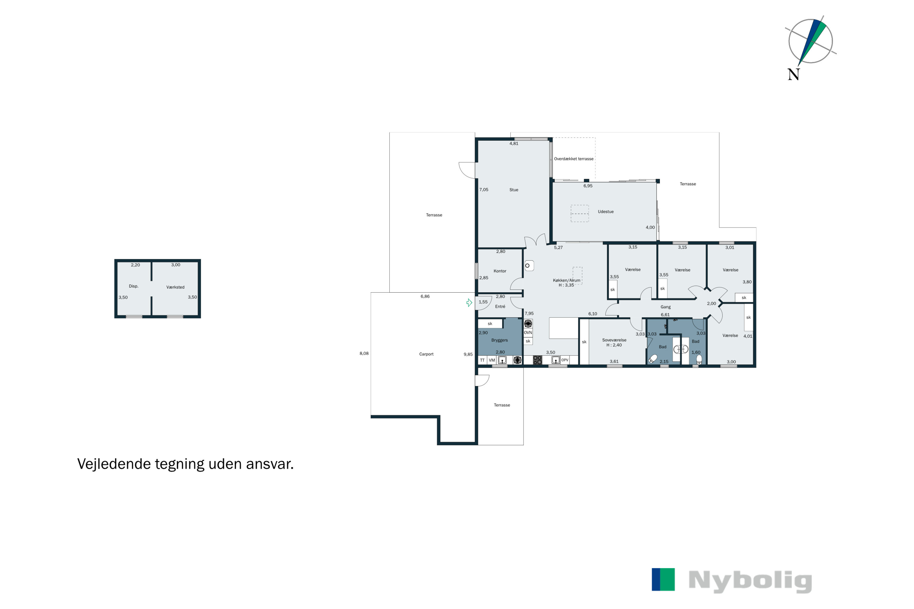 Plantegninger billede af Mannehøj 8, 6600 Vejen