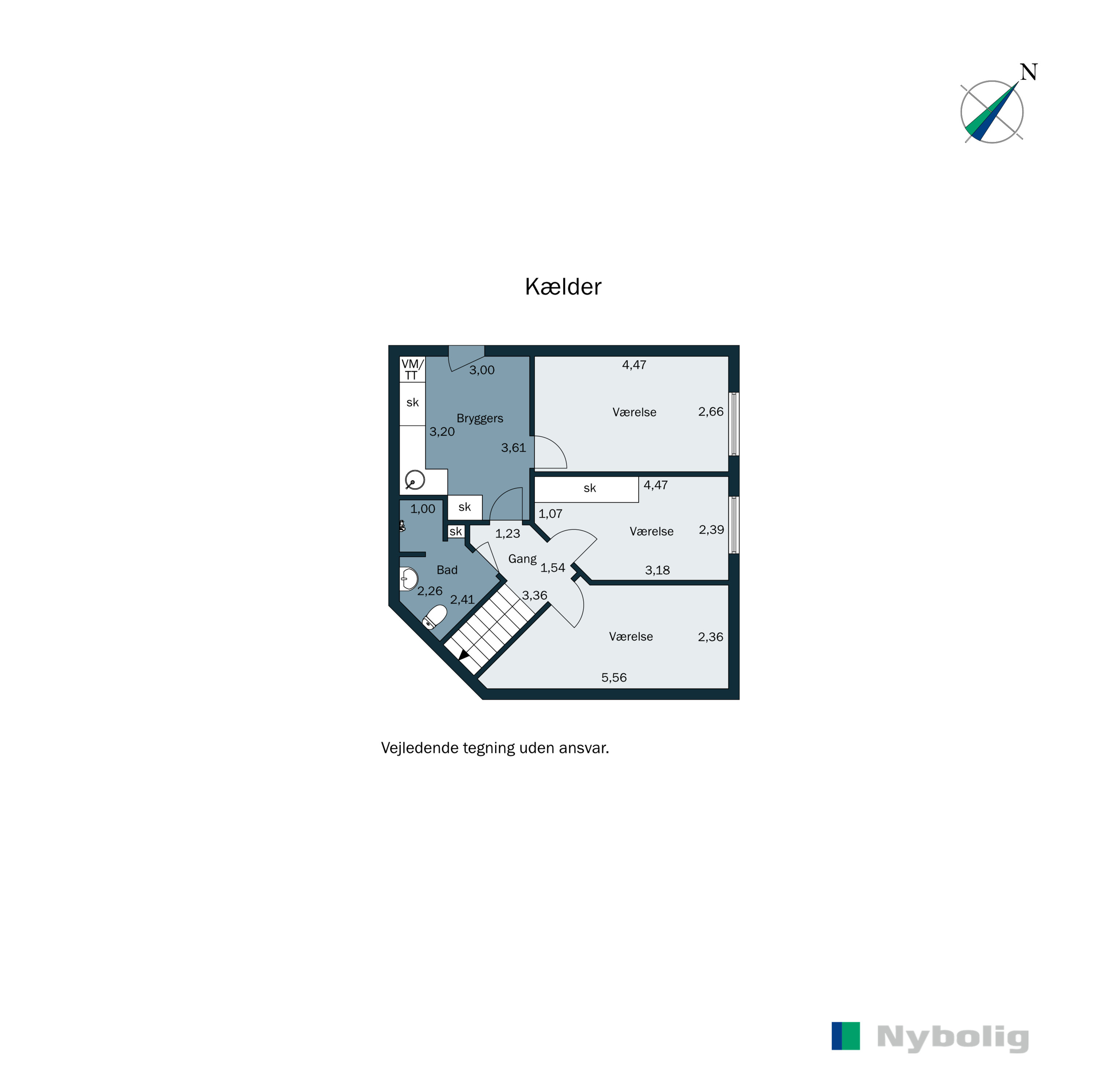 Plantegninger billede af Sletten 83, 6800 Varde