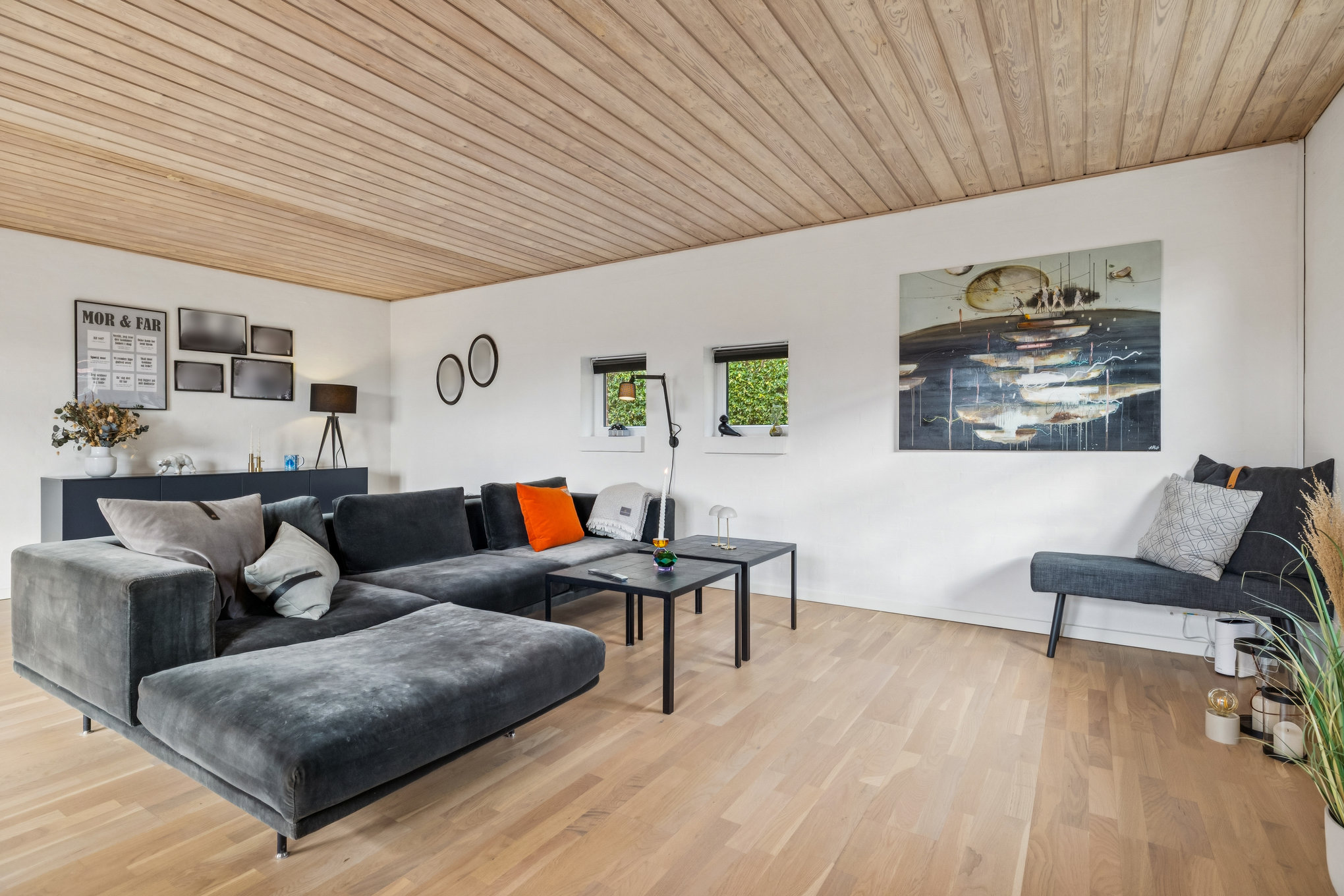 Fremhævet stue billede i fuldskærmstilstand. Billede af Hindbærvej 13, 8920 Randers NV