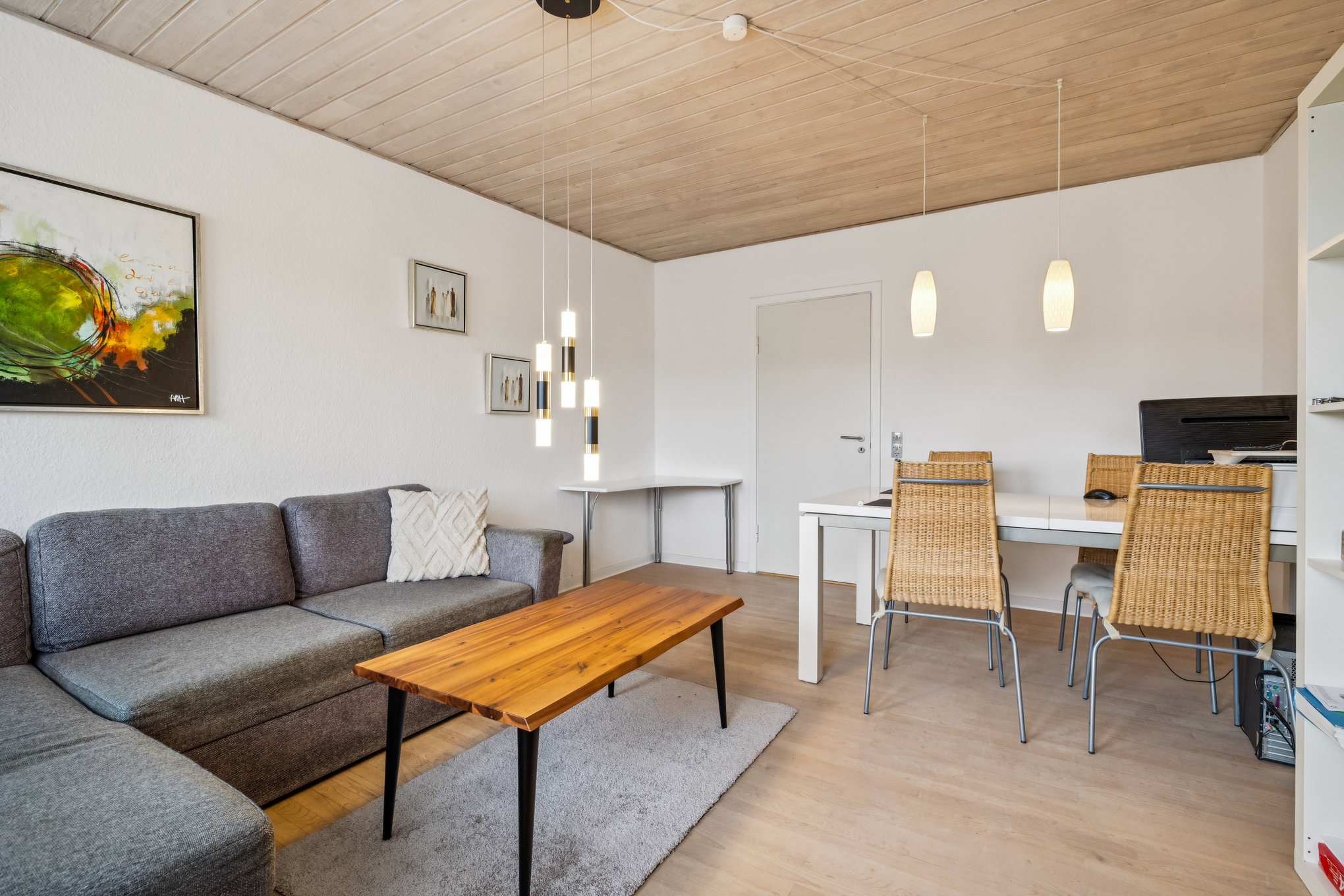 Fremhævet stue billede i fuldskærmstilstand. Billede af Glarbjergvej 101, 1. th., 8930 Randers NØ