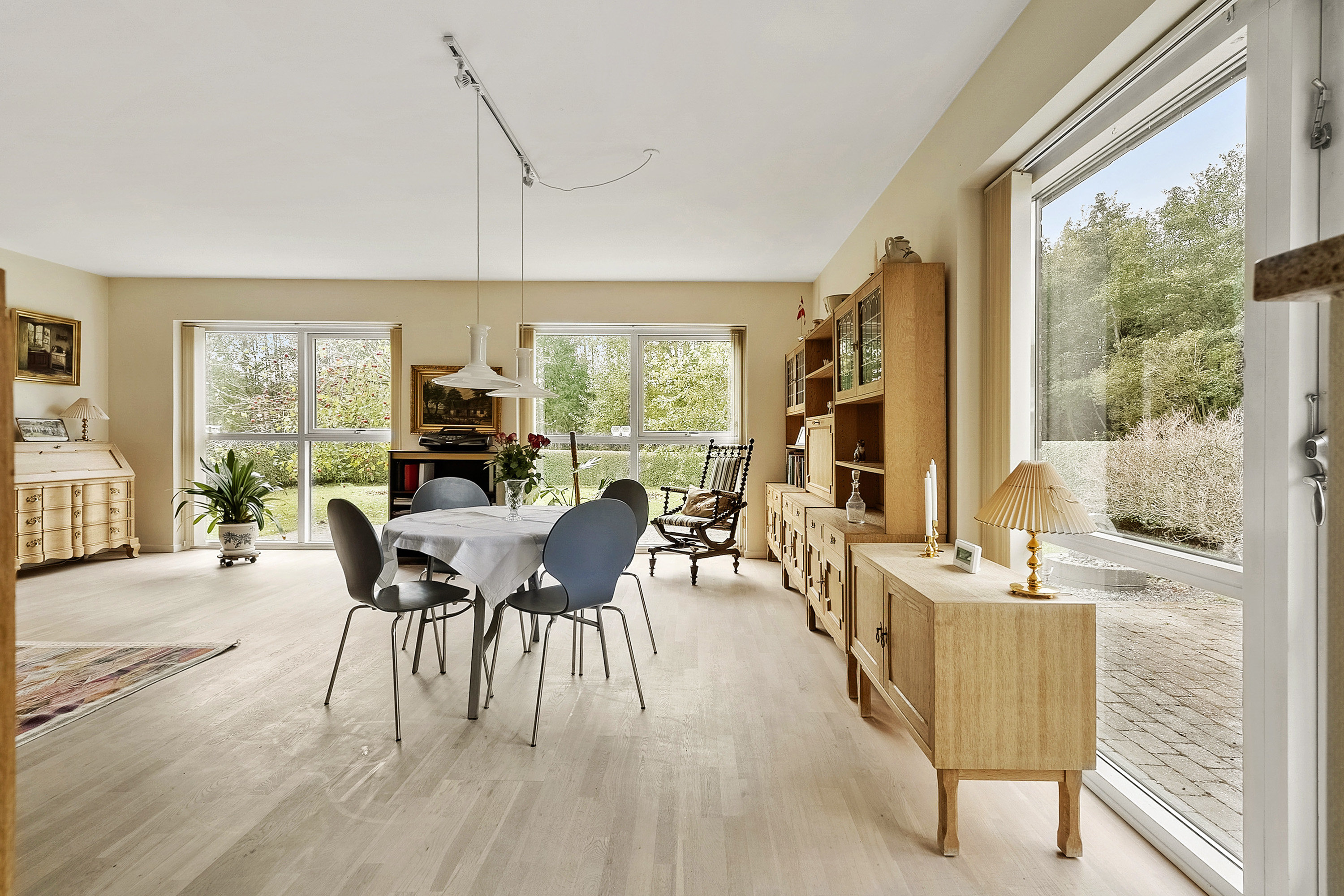 Fremhævet spisestue billede i fuldskærmstilstand. Billede af Skovalle 6, 8783 Hornsyld