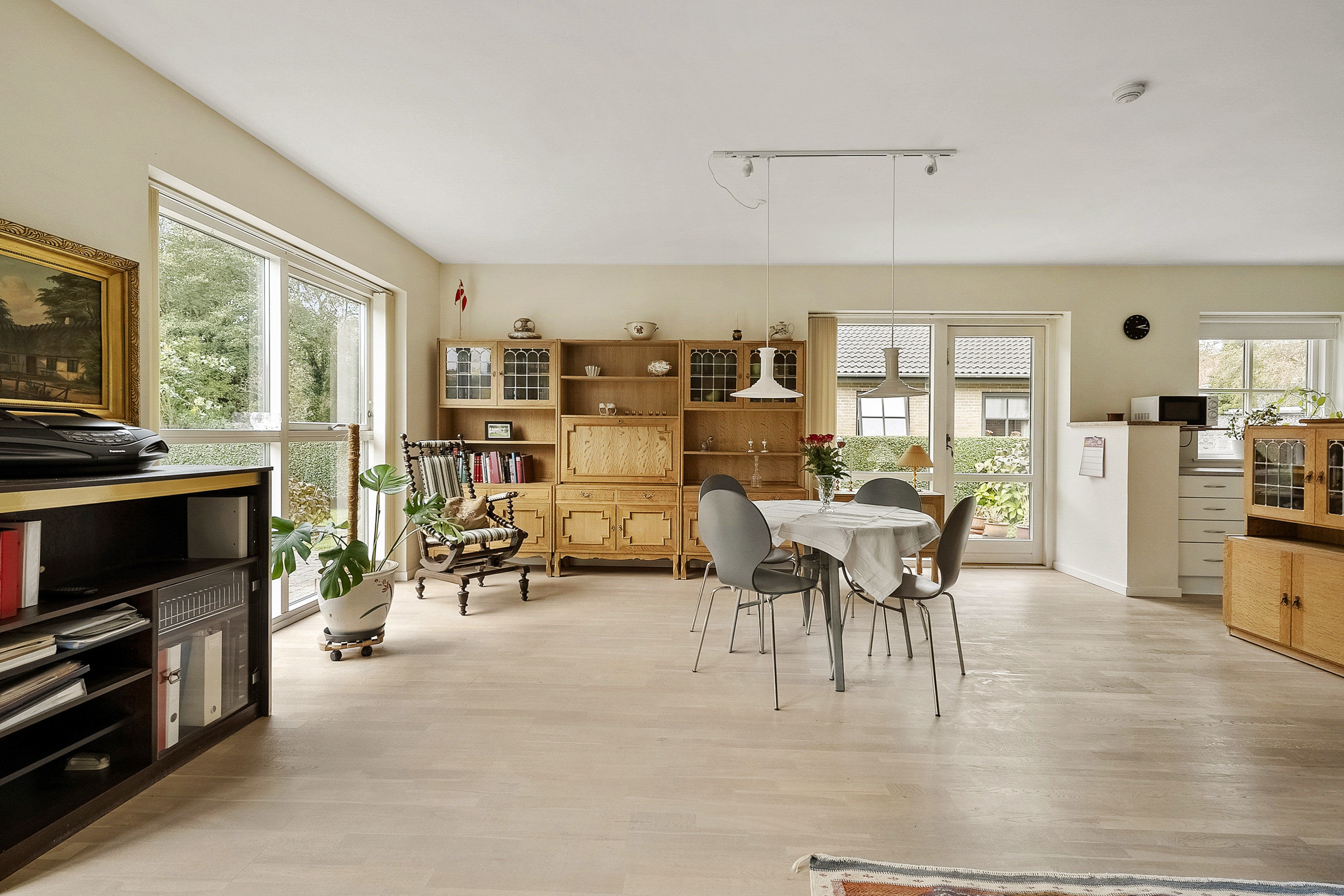 Fremhævet spisestue billede i fuldskærmstilstand. Billede af Skovalle 6, 8783 Hornsyld