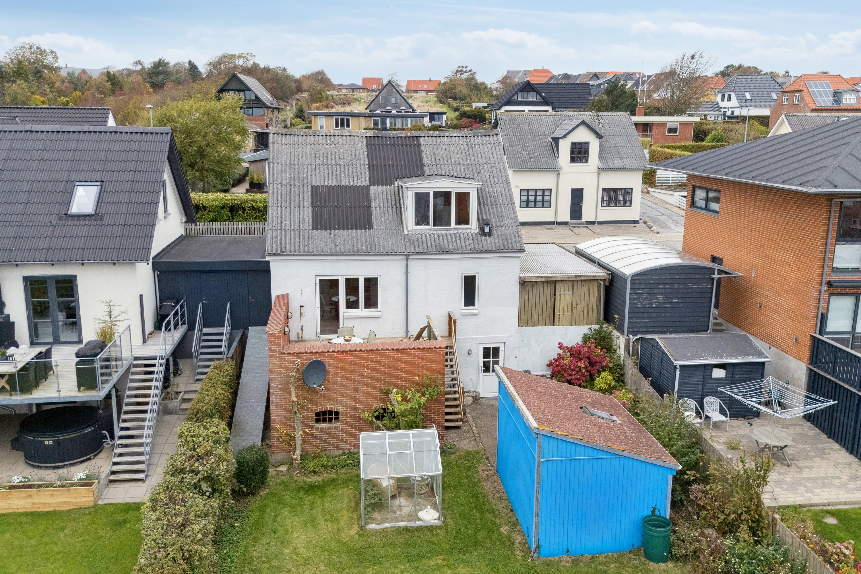 Fremhævet set fra haven billede i fuldskærmstilstand. Billede af Hundborgvej 41, 7700 Thisted