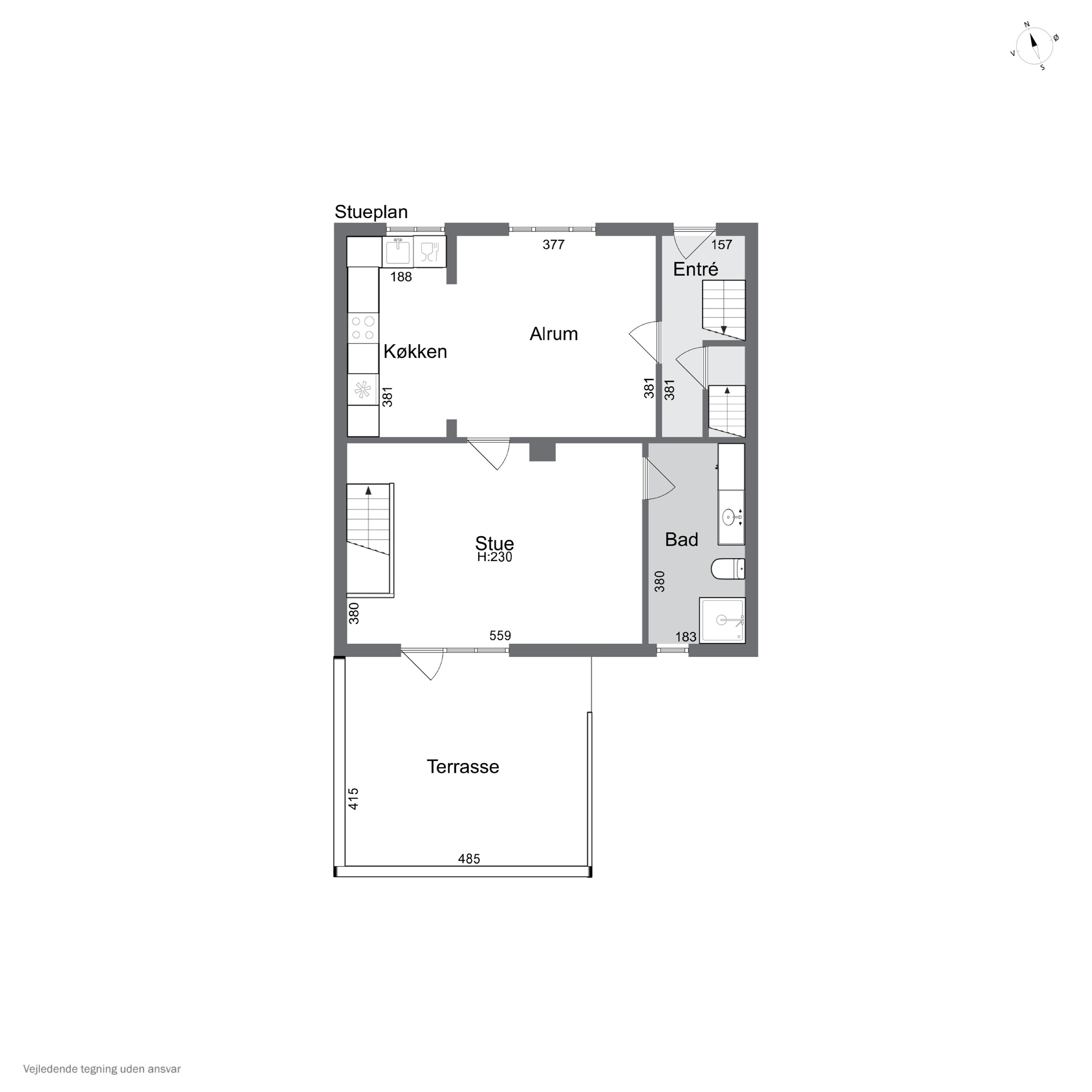 Plantegninger billede af Hundborgvej 41, 7700 Thisted