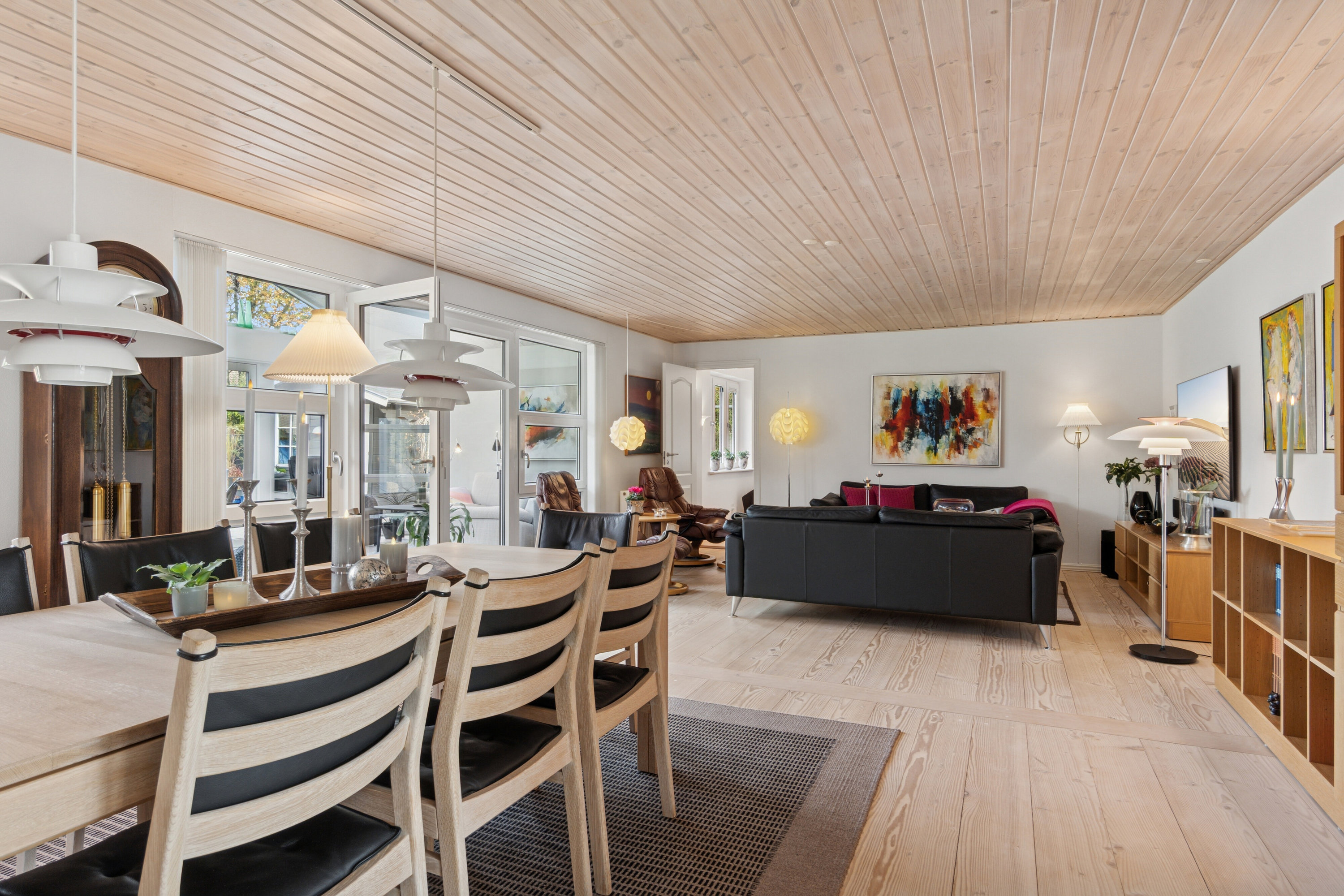 Fremhævet spisestue billede i fuldskærmstilstand. Billede af Aldershvile 7, 7760 Hurup Thy