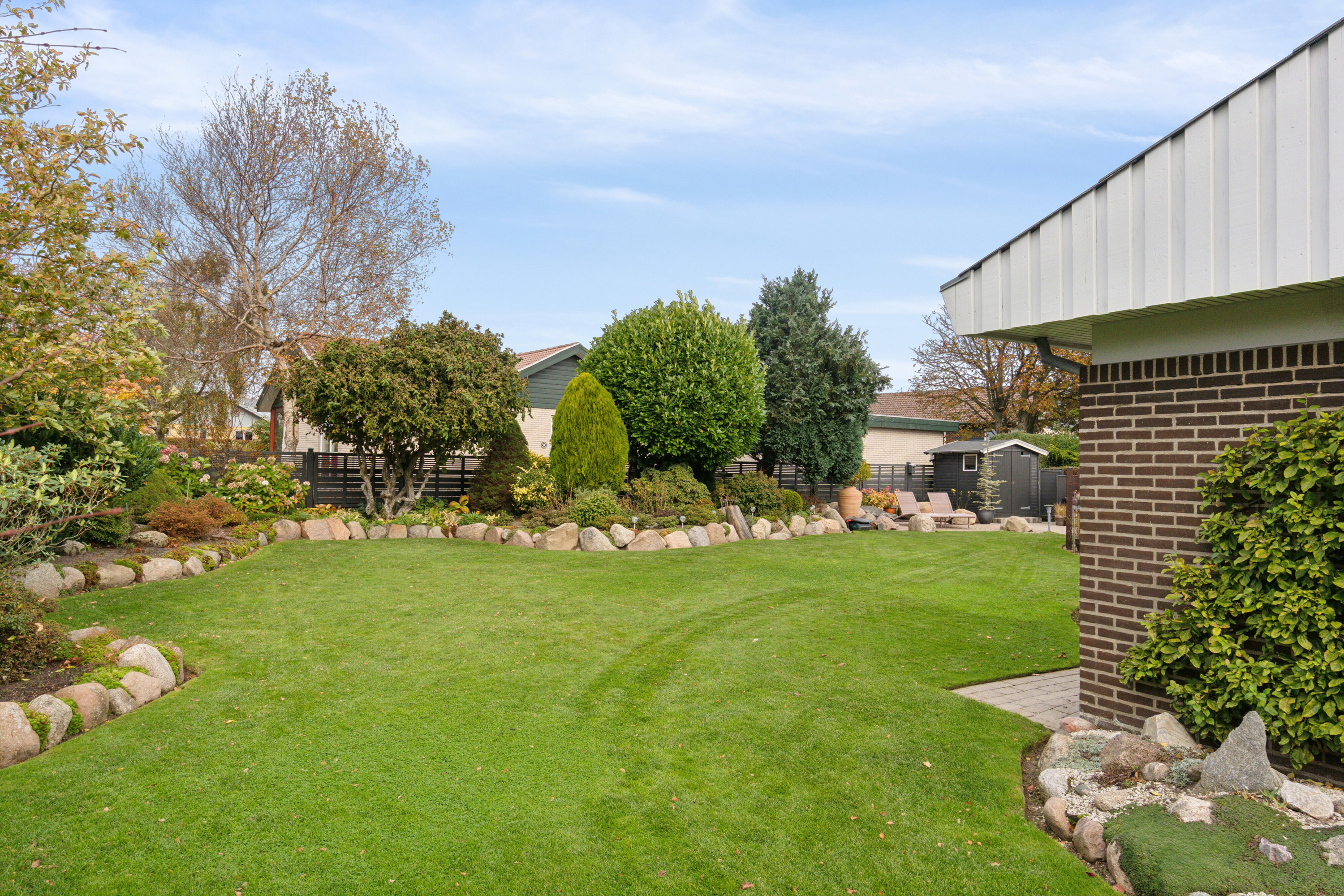 Fremhævet set fra haven billede i fuldskærmstilstand. Billede af Aldershvile 7, 7760 Hurup Thy