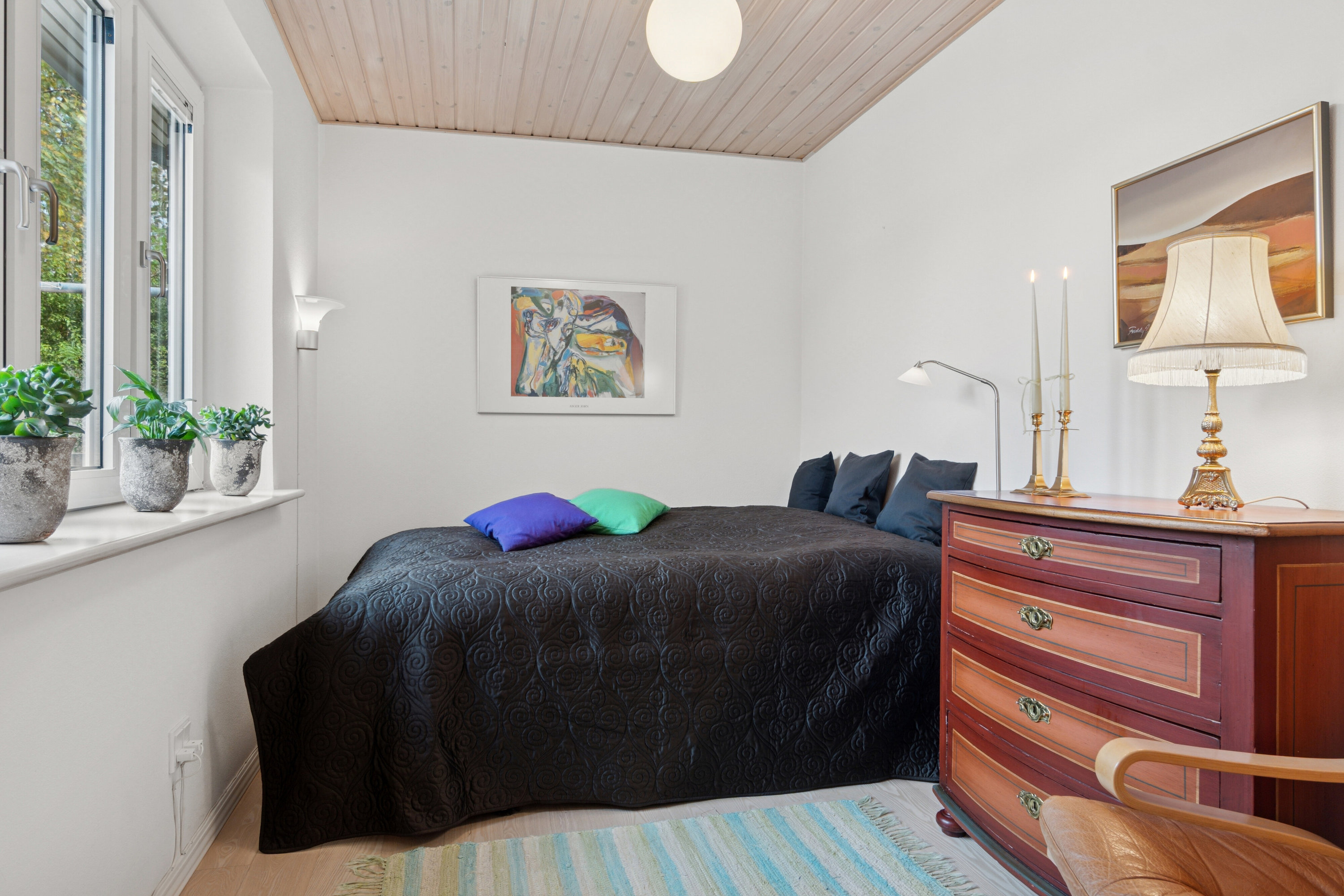 Fremhævet soveværelse billede i fuldskærmstilstand. Billede af Aldershvile 7, 7760 Hurup Thy